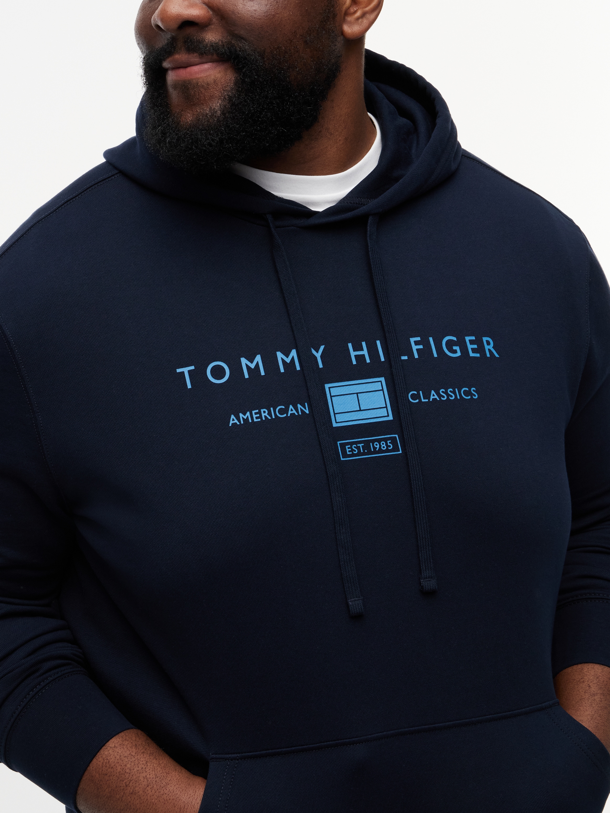 Tommy Hilfiger Big & Tall Hoodie »BT-BRAND L0VE TR MONO STOCK«, Grosse Grössen, normale Passform
