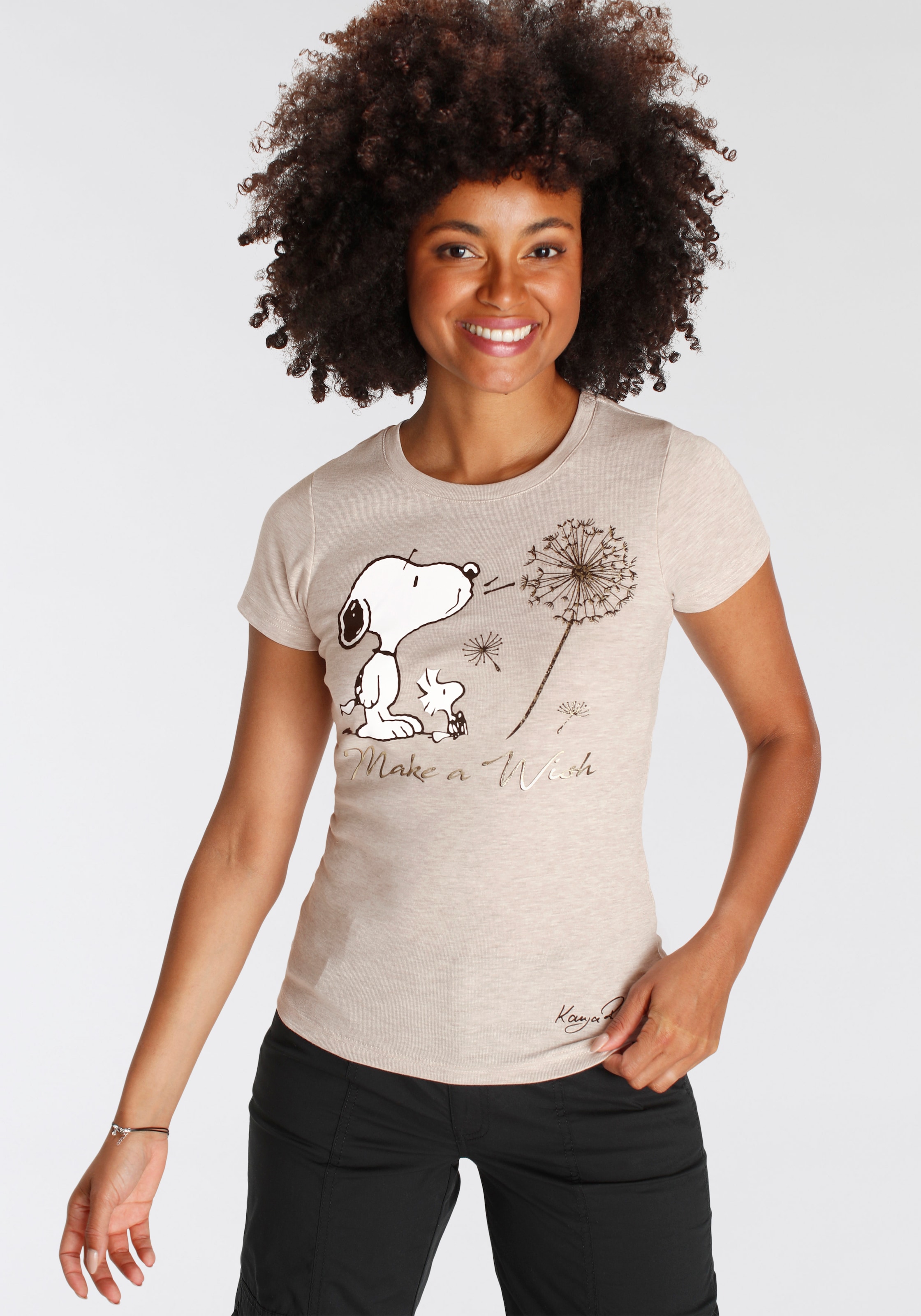 KangaROOS Kurzarmshirt, mit lizensiertem Snoopy Print Originaldesign