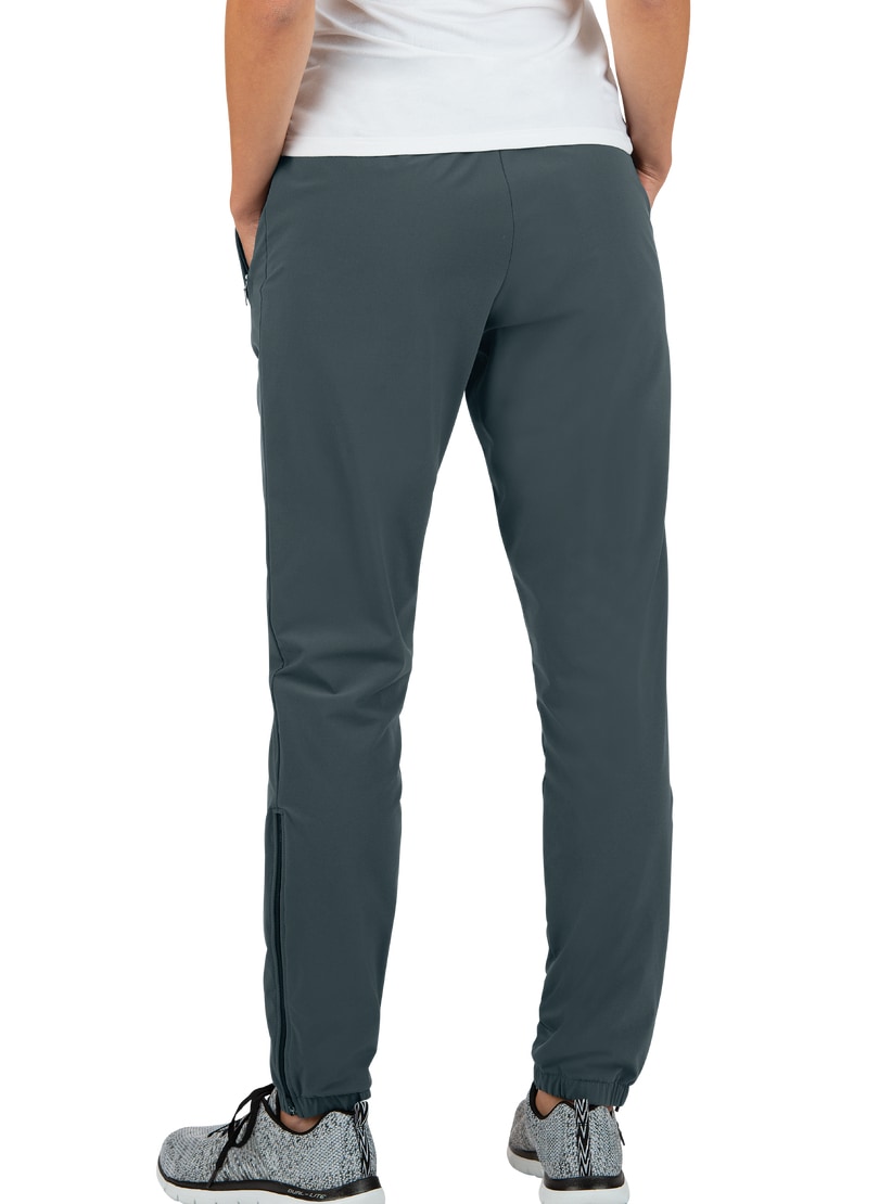 Trigema Jerseyhose »TRIGEMA Freizeithose mit Bein-Reissverschluss«, (1 tlg.)