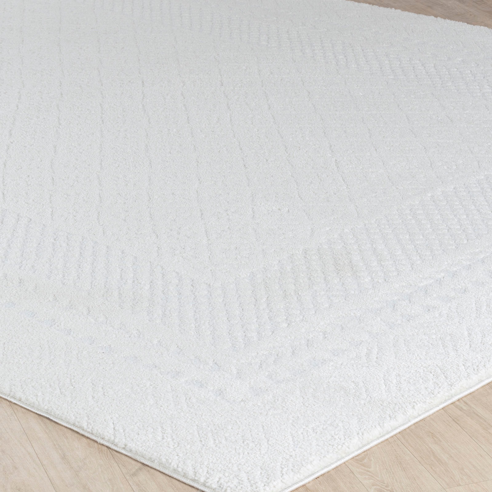 Livabliss Teppich »MONACO«, rechteckig, 14 mm Höhe, Skandinavischer Teppich, Kurzflor Boho-Wohnzimmerteppich