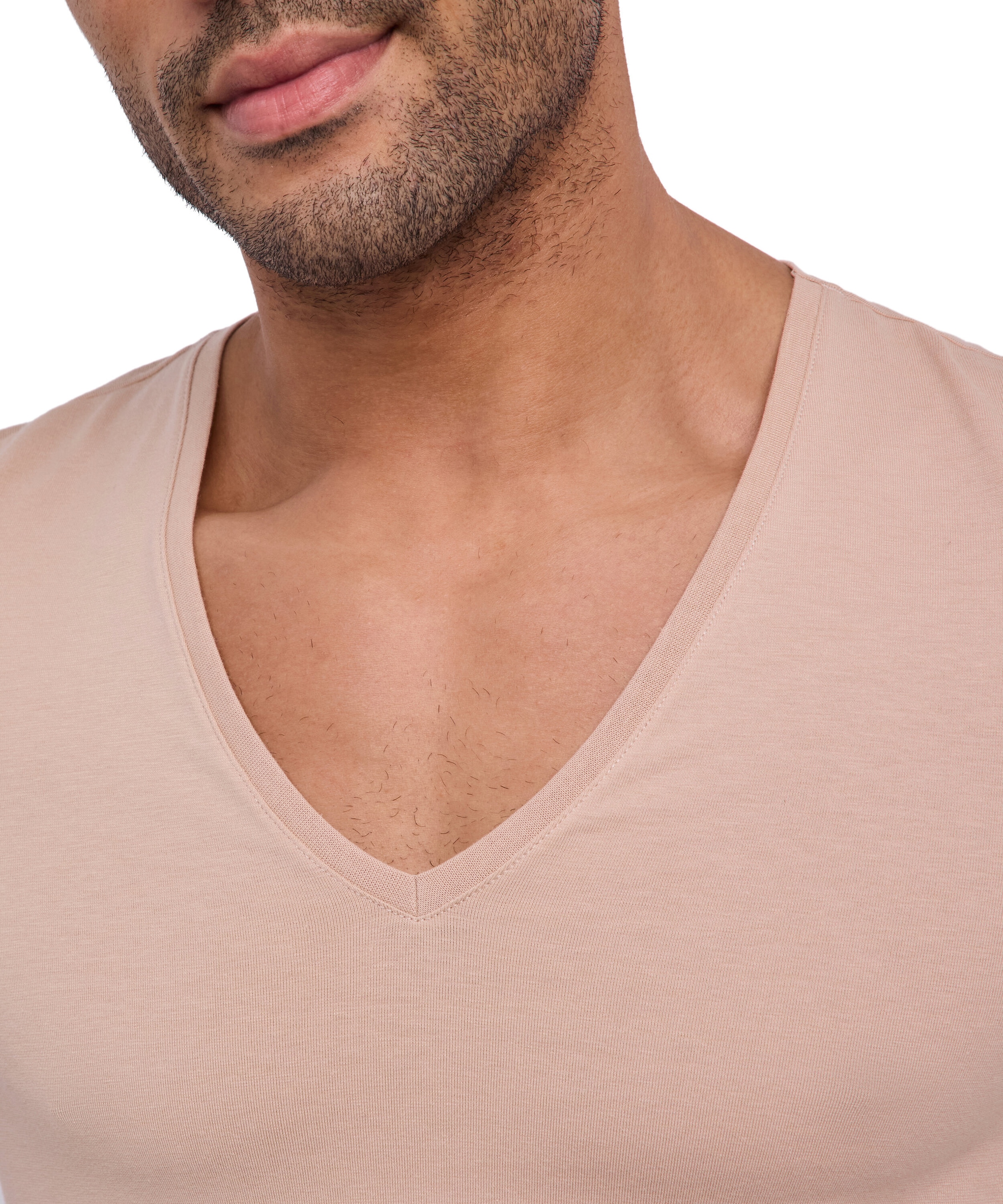 FALKE T-shirt »Daily Climate Control« col en V profond, manches courtes, mélange coton