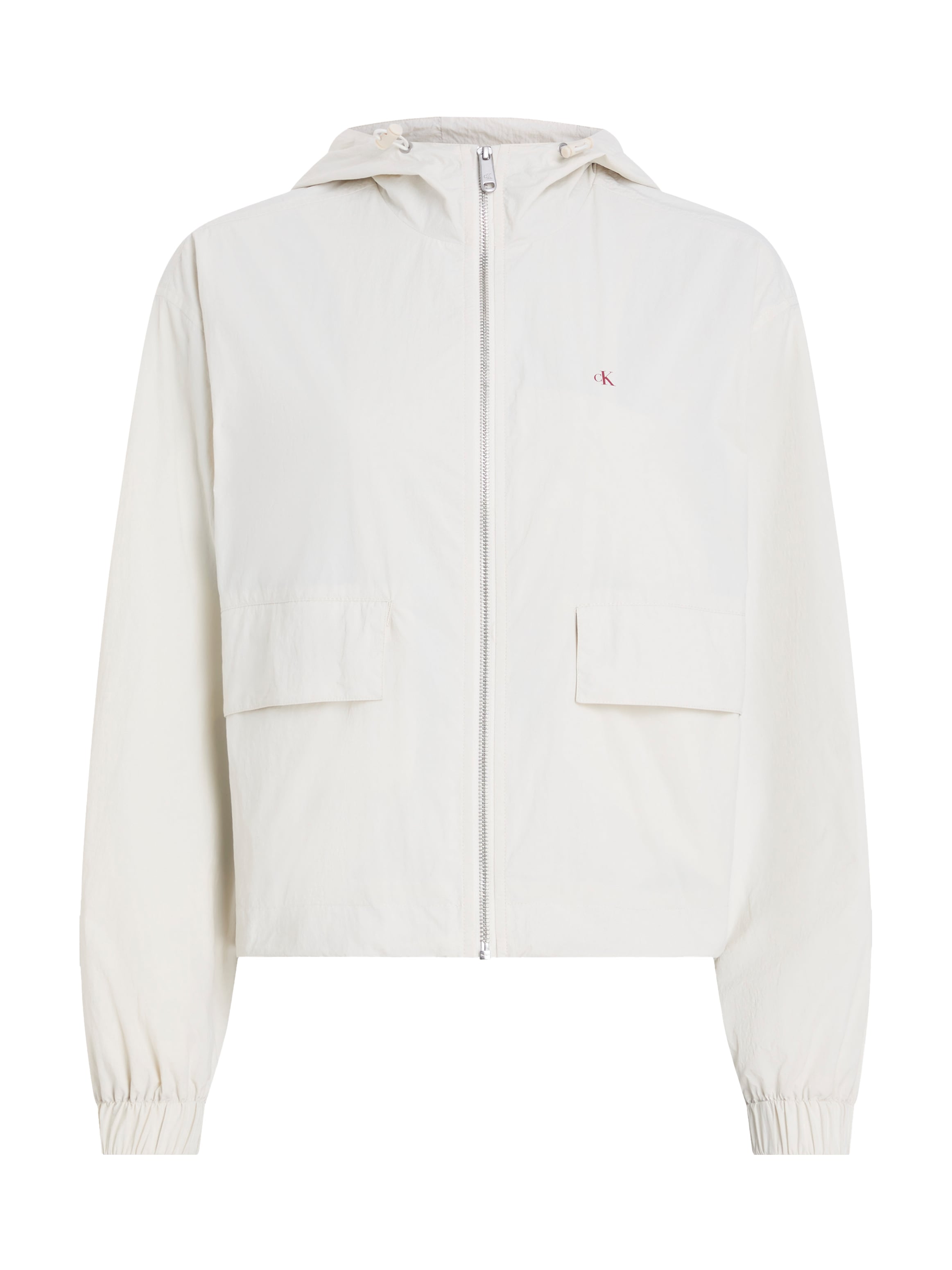 Calvin Klein Jeans Windbreaker »COTTON NYLON WINDBREAKER JACKET«, mit Kapuze, mit Logodruck