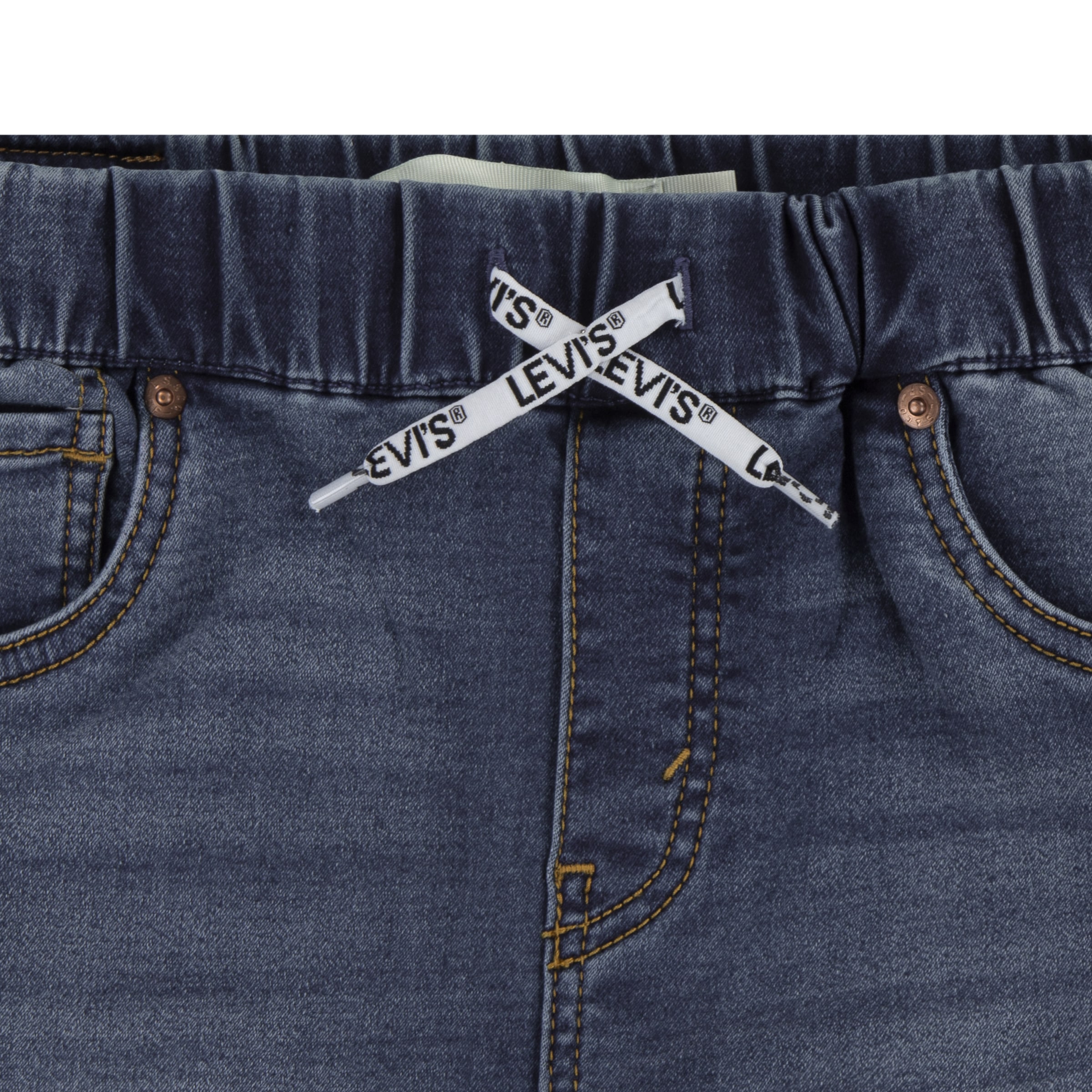 Levi's® Kids Jeansbermudas »LVB SKINNY FIT DOBBY SHORT«, for BOYS