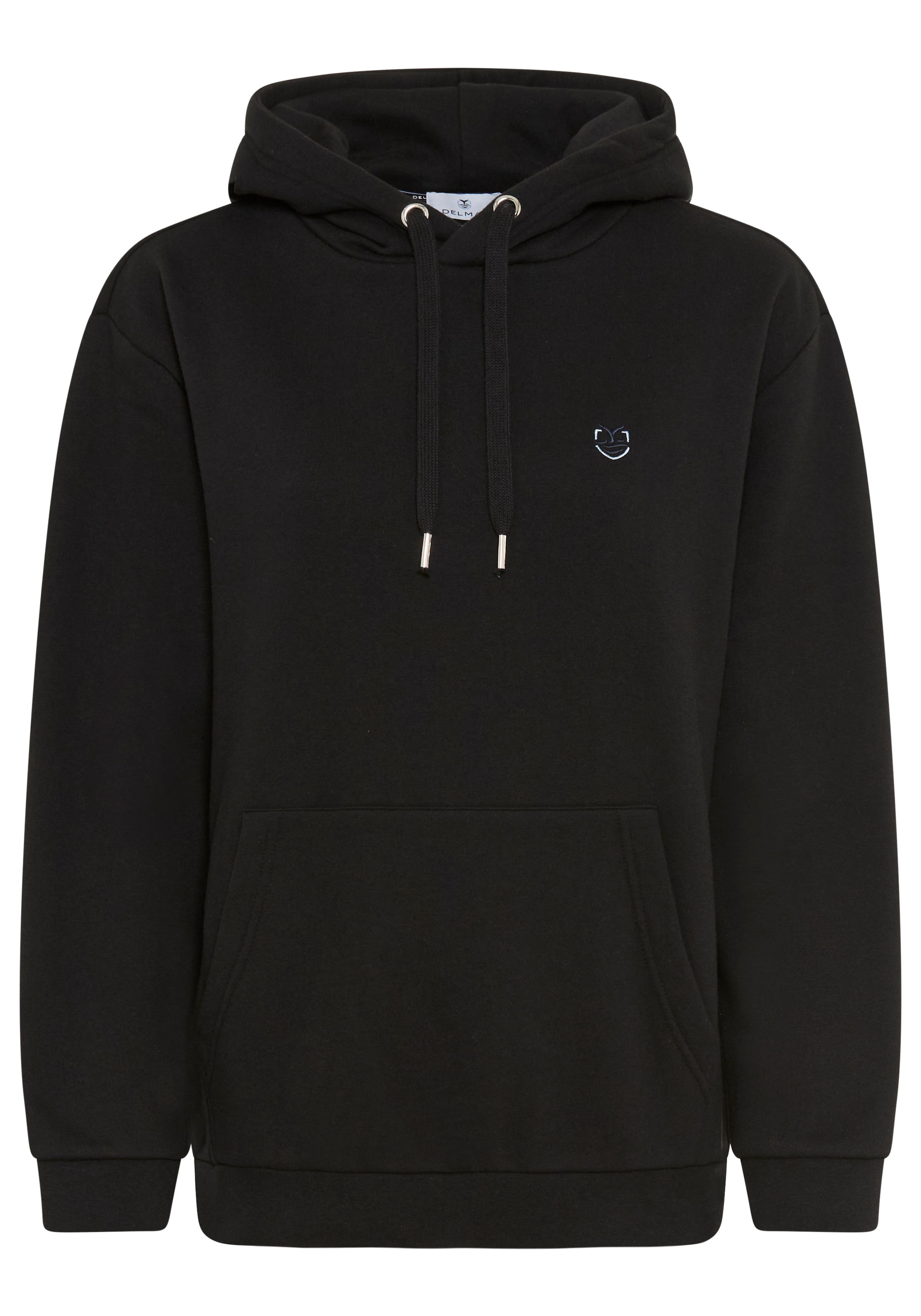 DELMAO Kapuzensweatshirt , Weiche Baumwollmischung mit Kängurutasche & Kapuze
