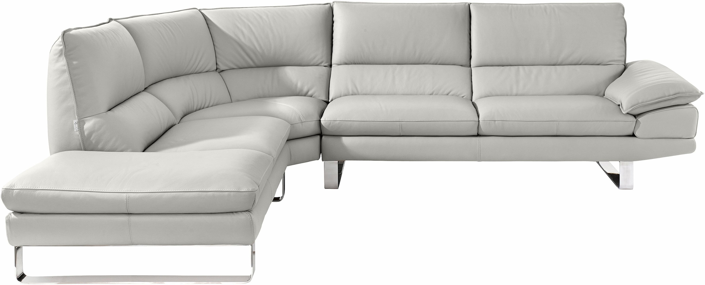 CALIA ITALIA Canapé d'angle »Dave, italienisches Designsofa mit erstklassigem Sitzkomfort, L-Form« mit tollen Lederbezügen