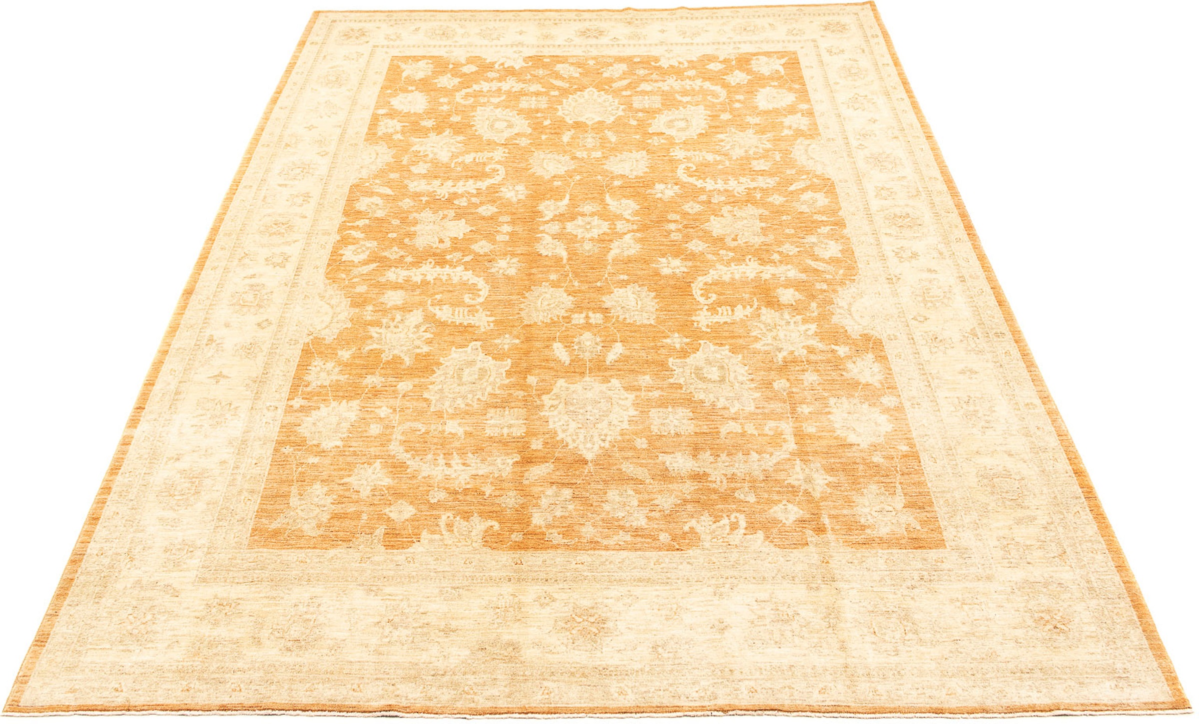 Image of morgenland Orientteppich »Ziegler - 391 x 267 cm - rost«, rechteckig, 6 mm Höhe, Wohnzimmer, Handgeknüpft, Einzelstück mit Zertifikat bei Ackermann Versand Schweiz