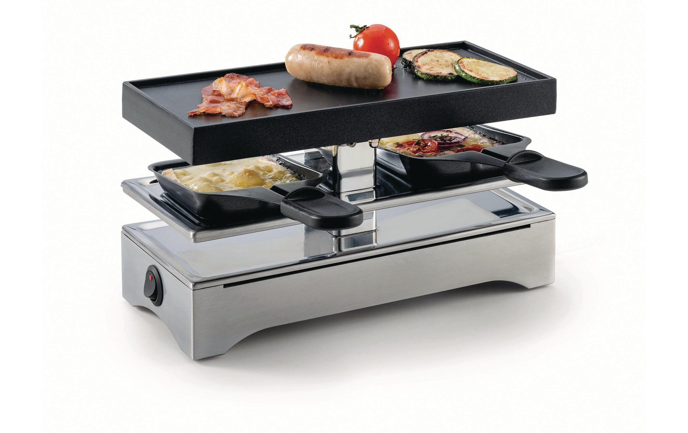 KOENIG Raclette »1 or 2 Personen«, 2 St. Raclettepfännchen, 440 W