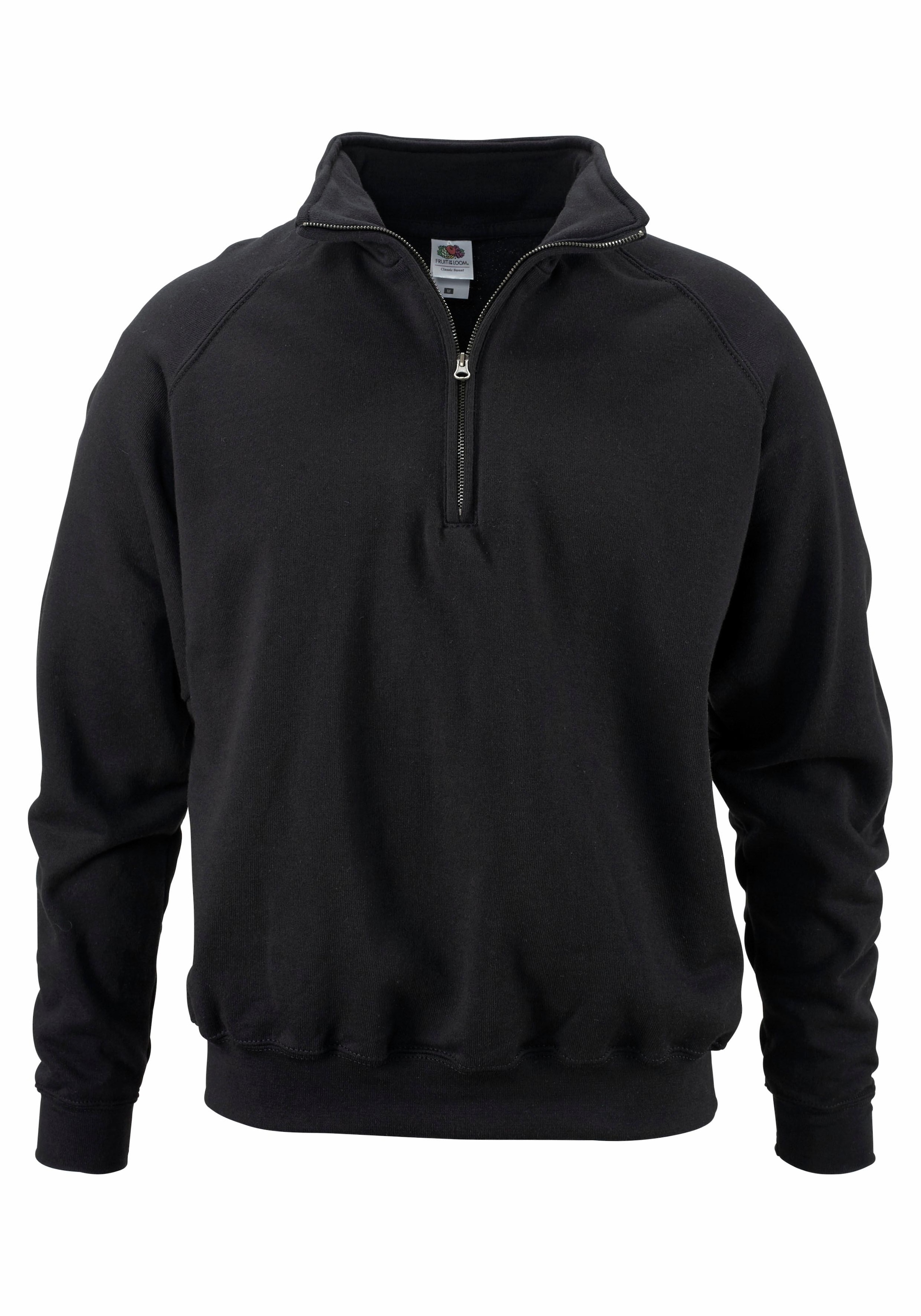 Fruit of the Loom Sweatshirt, mit Reissverschluss