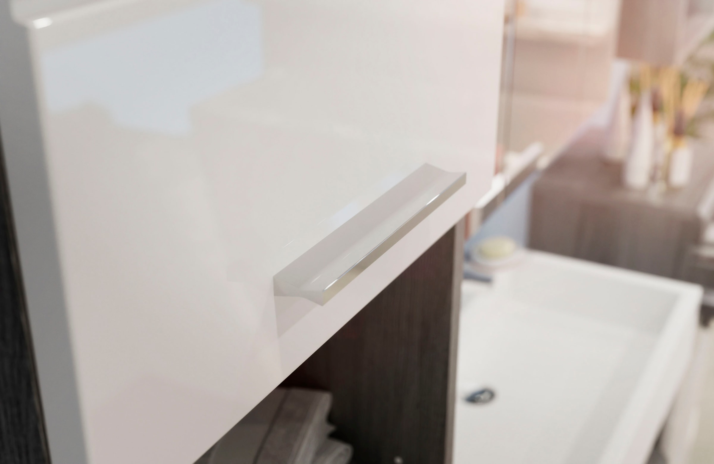 welltime Armoire haute »SIENA, Breite 37cm, 2 Tür, 1 Schubkasten, 2 offene Fächer, MDF-Front« TOPSELLER!, 1 cuis tlg. in verschiedenen Farben erhältlich, Badmöbel, Badschrank, Schrank, Bad