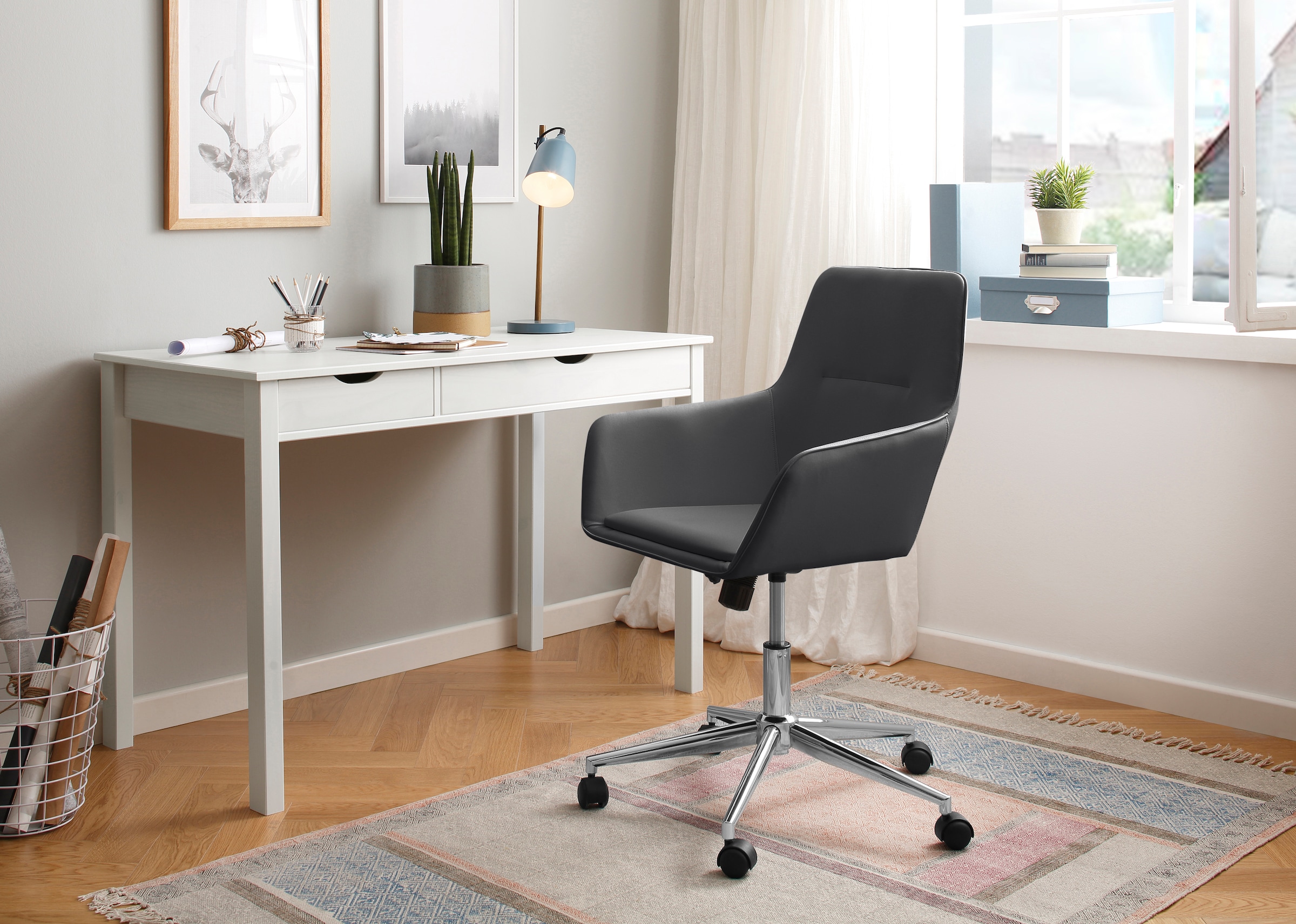 INOSIGN Bürostuhl verschiedenen versandkostenfrei 1 (Set), »Marit«, erhältlich, in Sitzhöhenverstellung Farbvarianten Kunstleder, St., auf