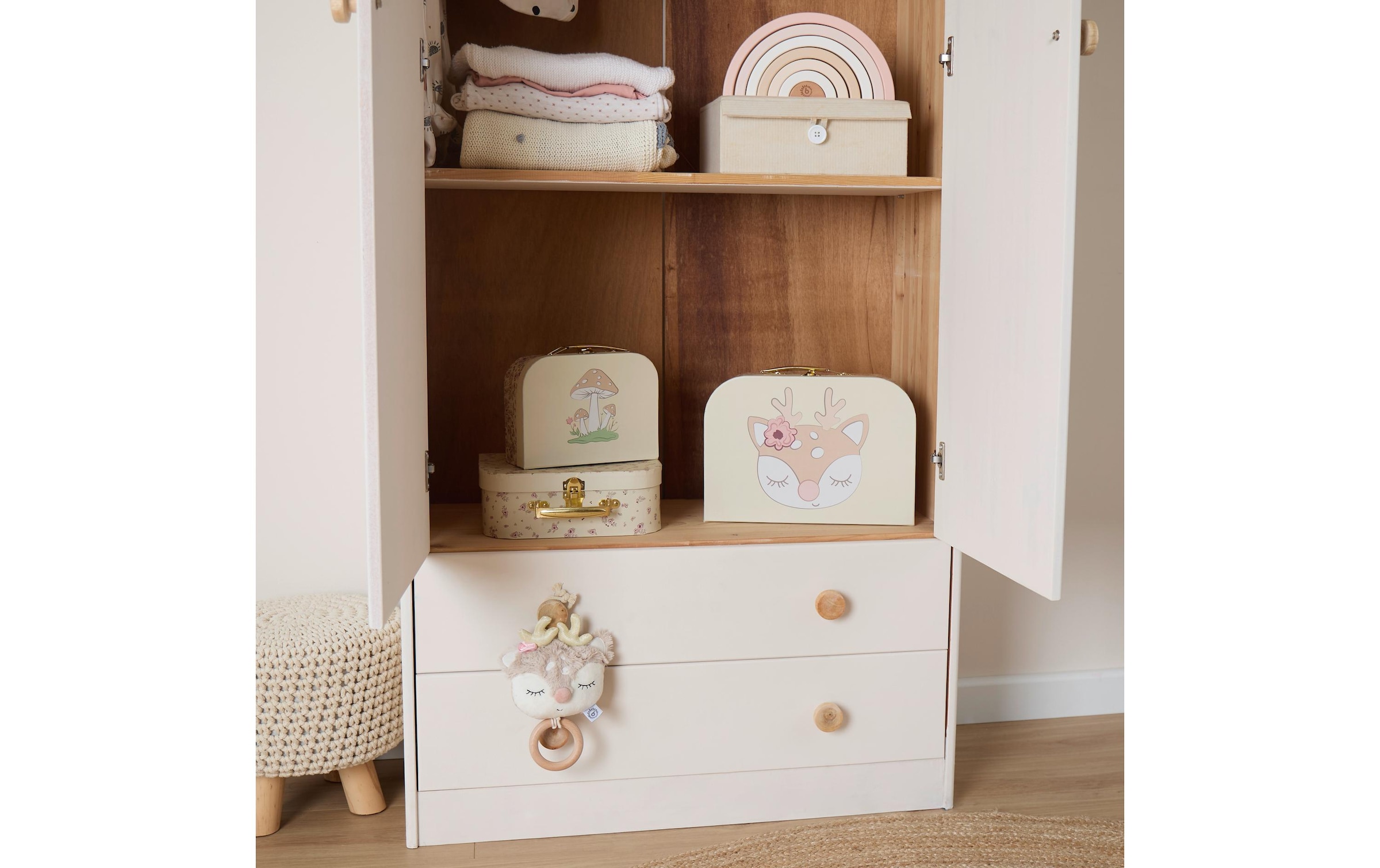 BIECO Spielwerkzeugkoffer »Ella vintage flowers 3er Set«