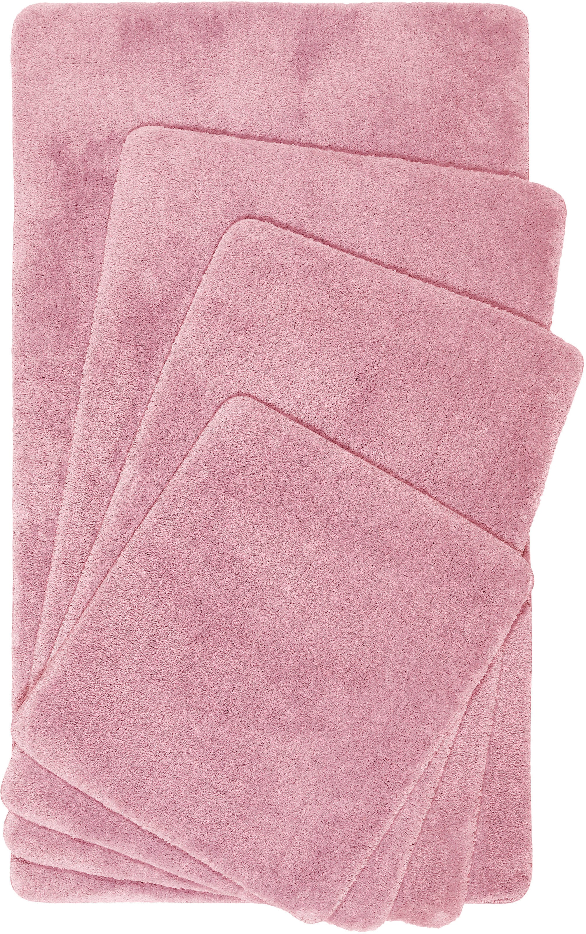 Wecon home Basics Badematte »Joris«, rutschhemmend beschichtet, strapazierfähig, waschbar, viele Grössen, Badezimmerteppich, uni