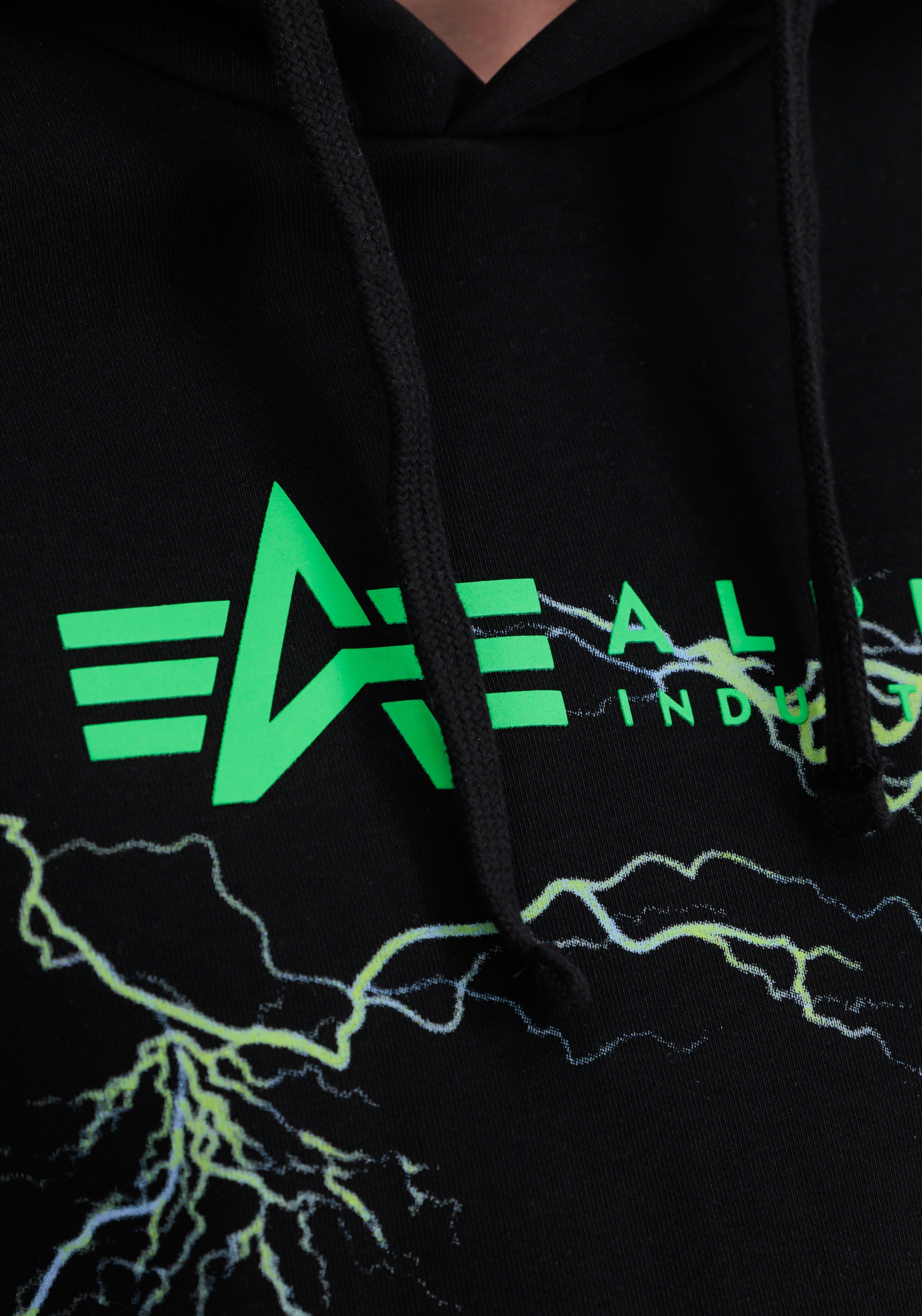 Alpha Industries Hoodie »Lightning AOP Hoodie Kapuzensweatshirt«
