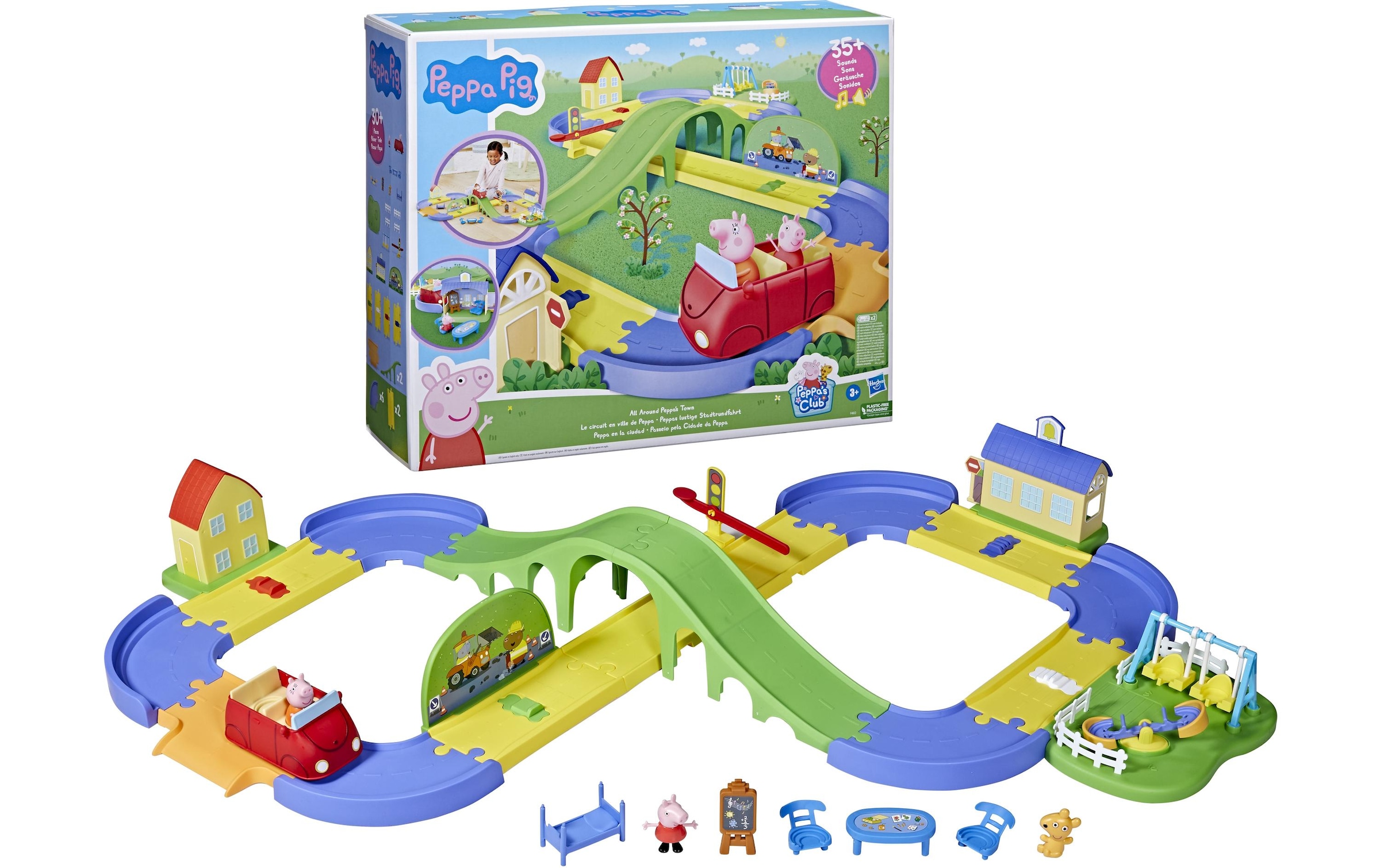 Hasbro Spielfigur »Peppa Pig Peppas lustige Stadtrundfahrt«