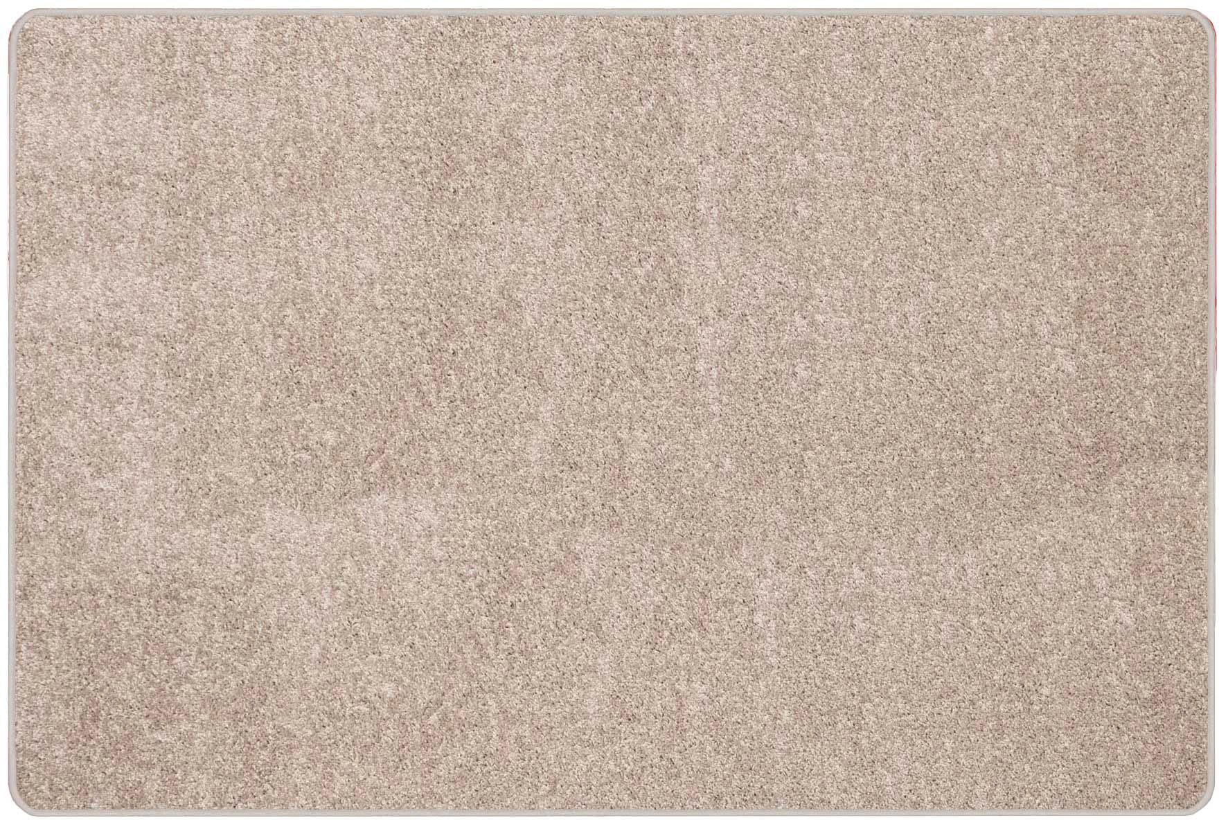 Primaflor-Ideen in Textil Teppich »Teppich MUMBAI«, rechteckig, 13 mm Höhe, weicher Kurzflor, Uni Farben, ideal im Wohnzimmer & Schlafzimmer