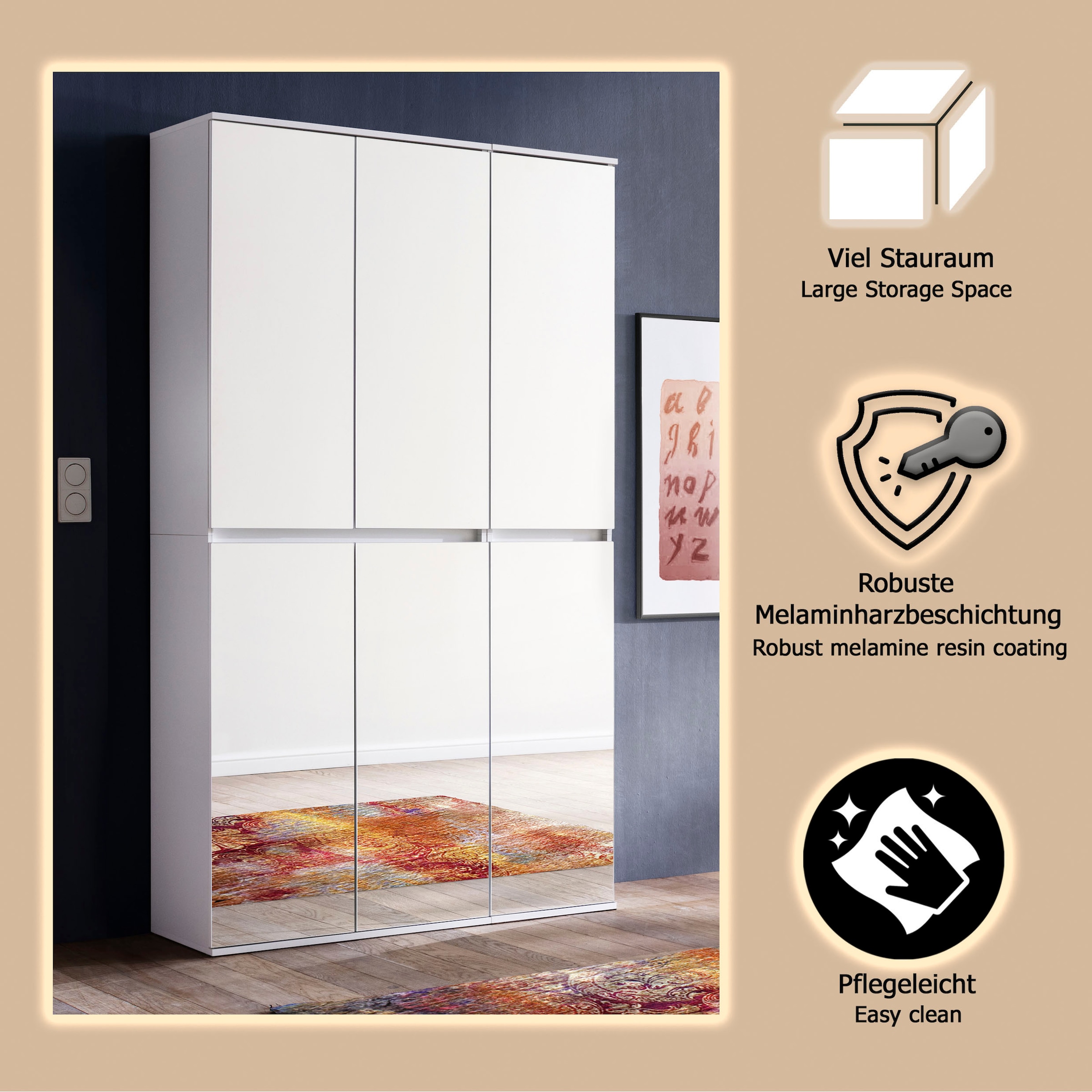 Home affaire Ensemble de vestiaires »Malcesine« Ensemble, 2 cuis tlg.