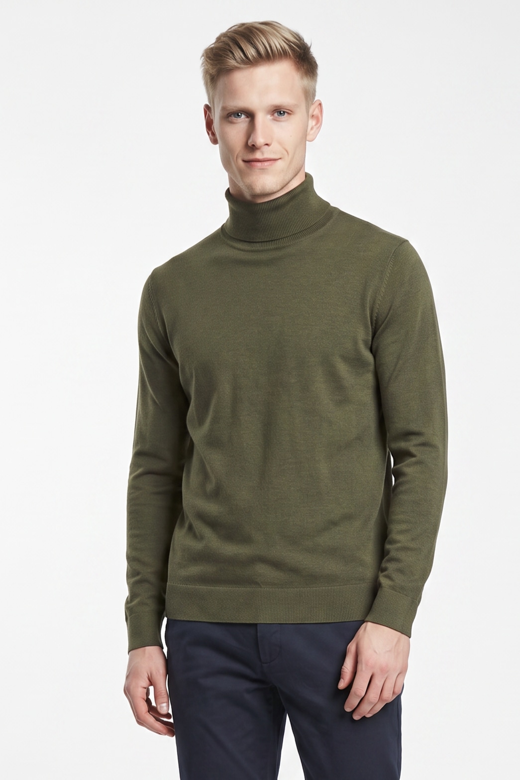 LINDBERGH Pull à col roulé Maille fine / avec viscose