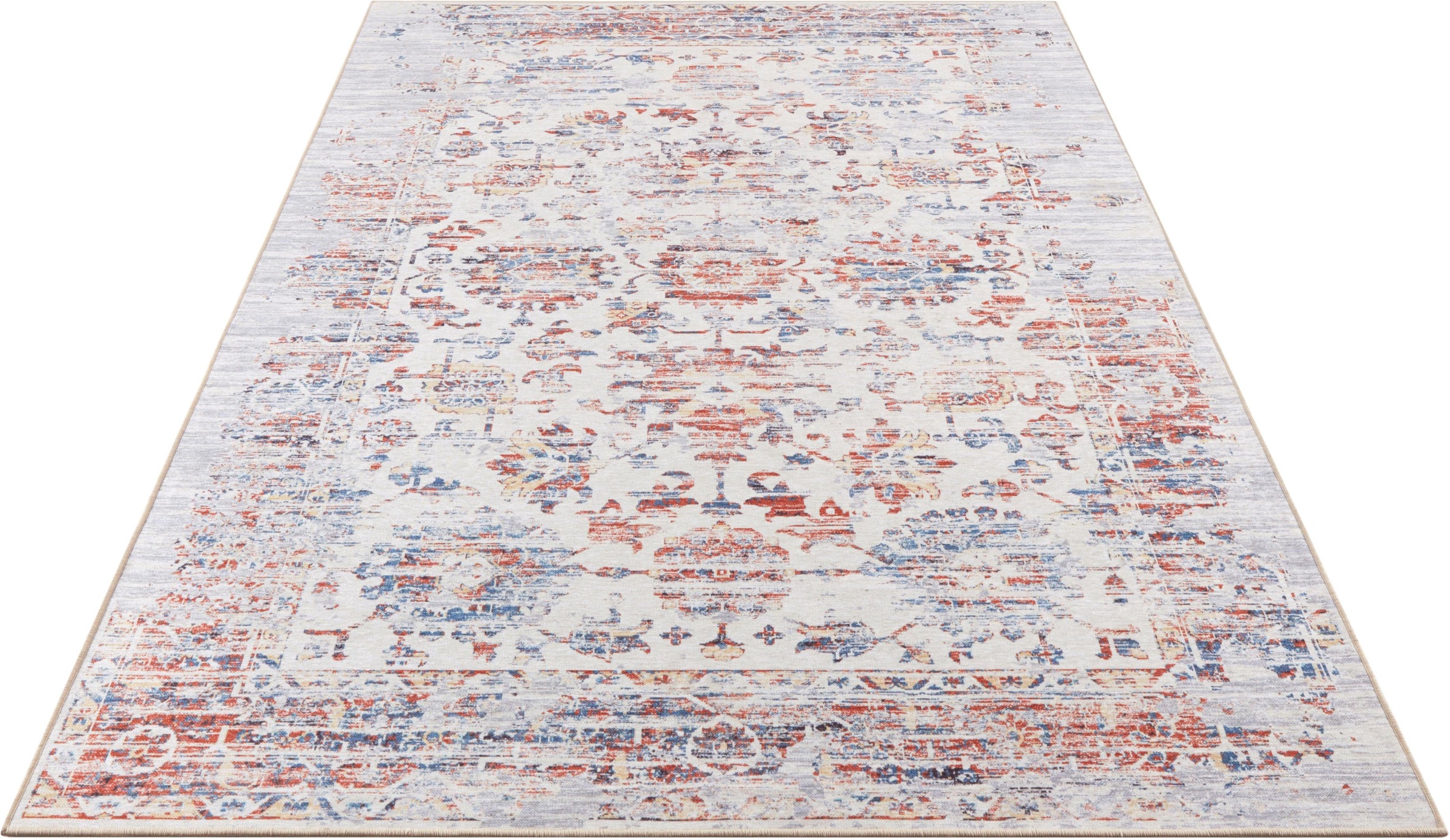 Image of my home Teppich »Miles«, rechteckig, 6 mm Höhe, Orient Optik, Vintage Design, Rutschhemmende Rückenbeschichtung, Wohnzimmer, Schlafzimmer, Arbeitszimmer, Robust, Pflegeleicht bei Ackermann Versand Schweiz