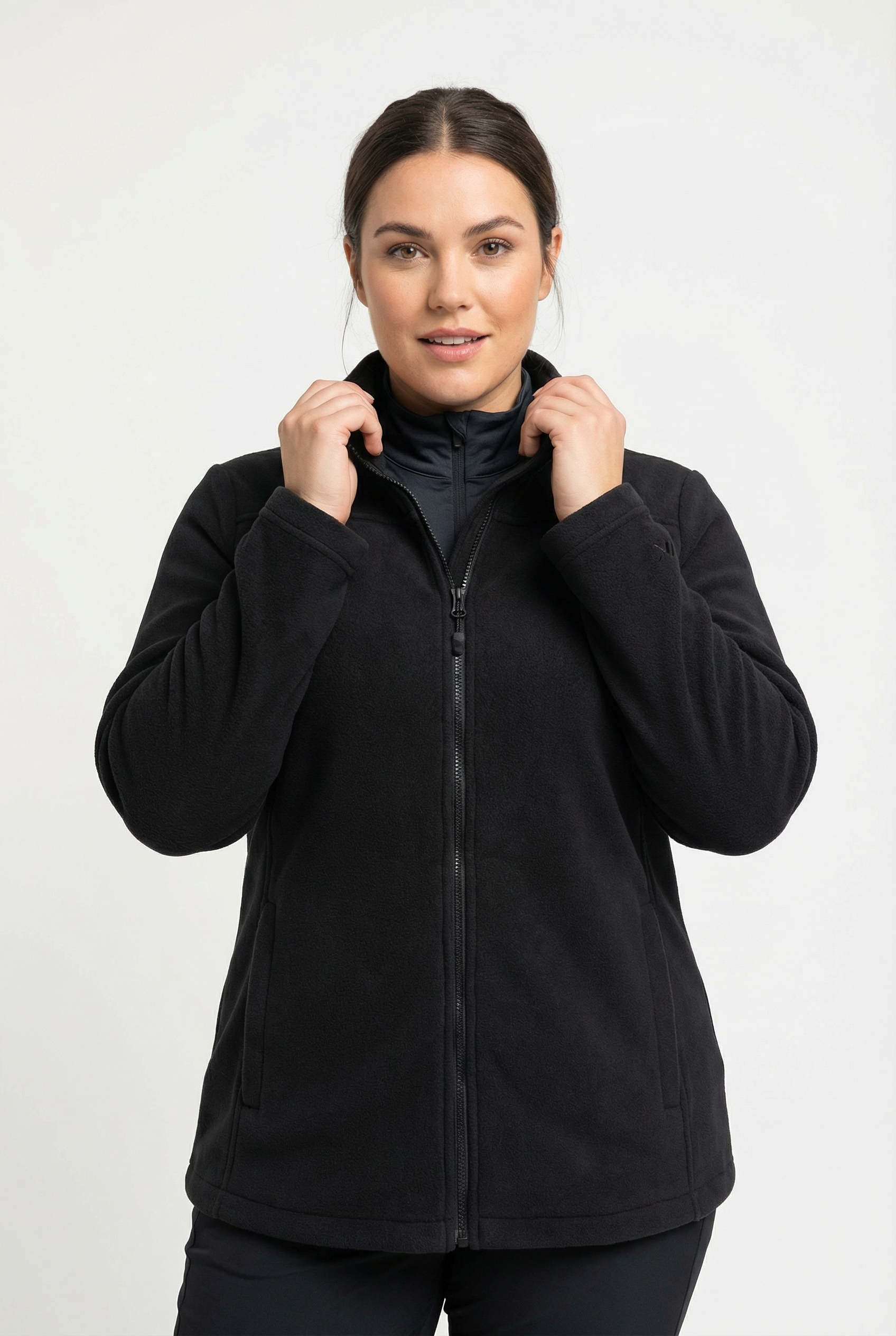 Maier Sports Manteau fonctionnel 3 en 1 »Doppelmantel Damen« avec fermeture éclair à deux sens, respirant, à séchage rapide