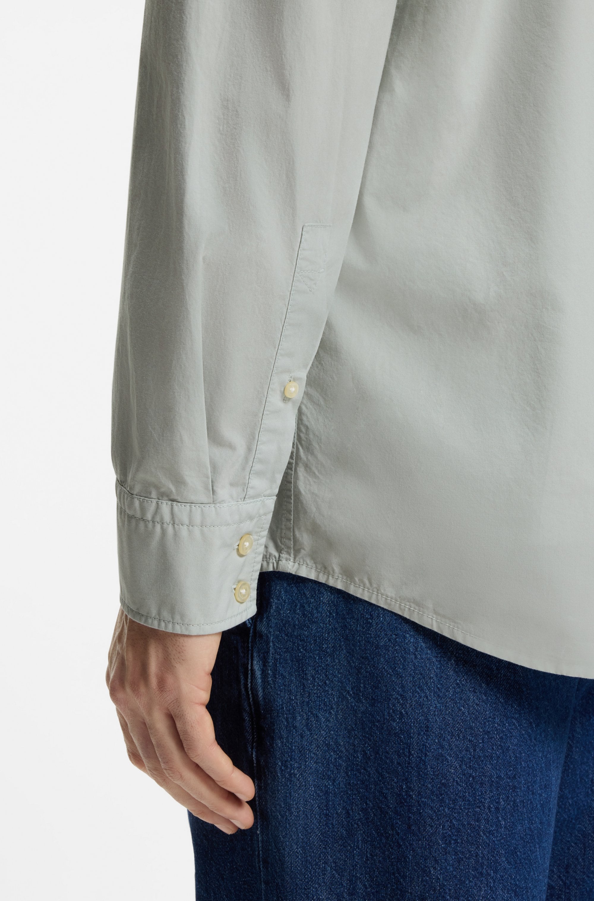 BOSS ORANGE Chemise à manches longues »Relegant« mit BOSS Stickerei