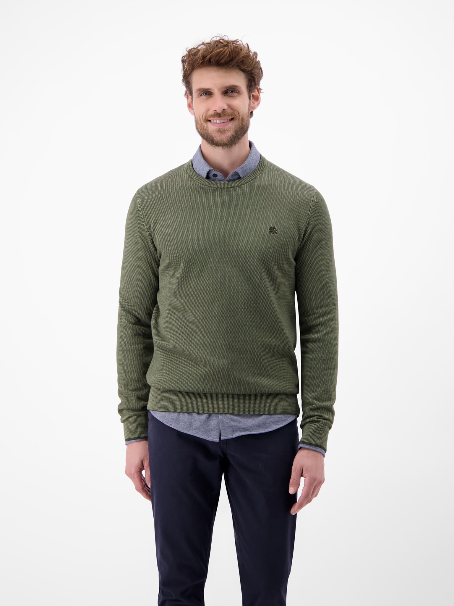 Image of LERROS Strickpullover mit Rippbündchen