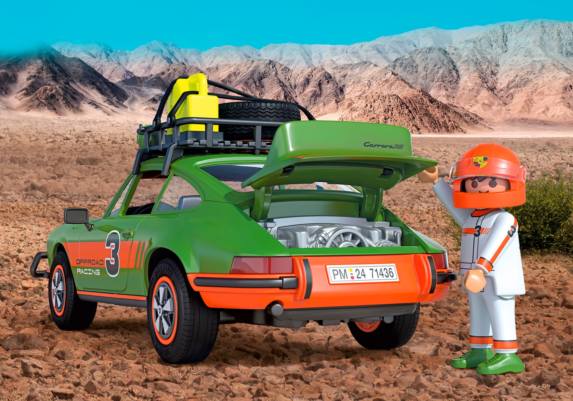 Playmobil® Konstruktions-Spielset »Porsche 911 Carrera RS 2.7 Offroad  (71436), Cars« Made in Germany