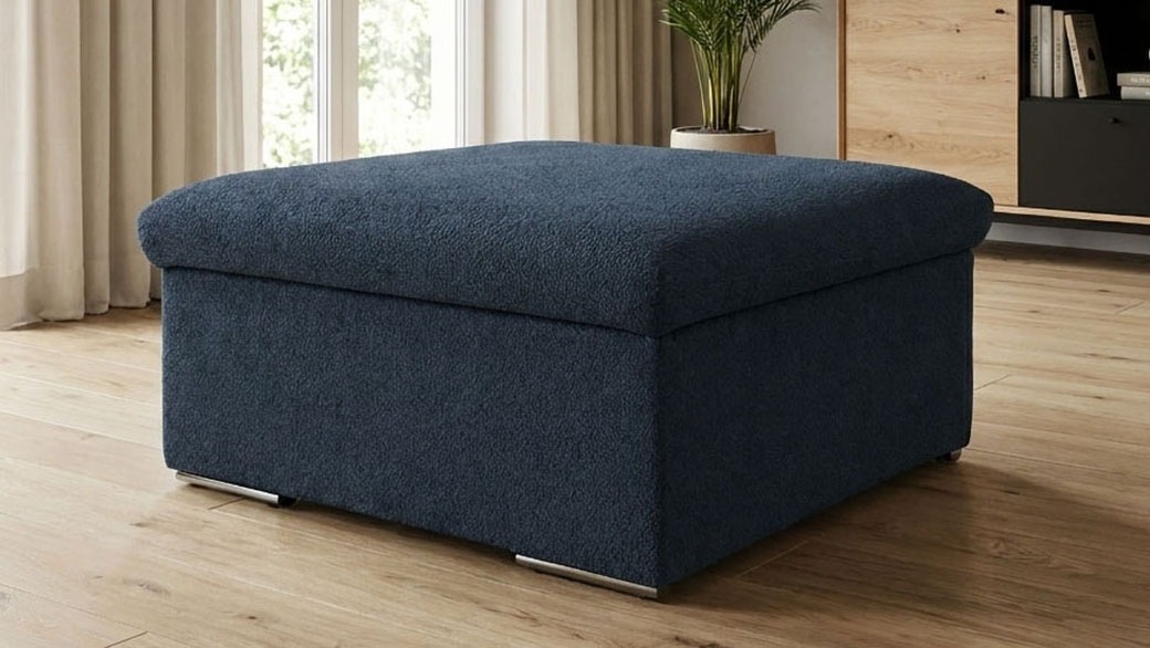 Image of GOODproduct Hocker "Salltum 87 x 87 cm, formschön und stabil" pflegeleichter Bezuggstoff