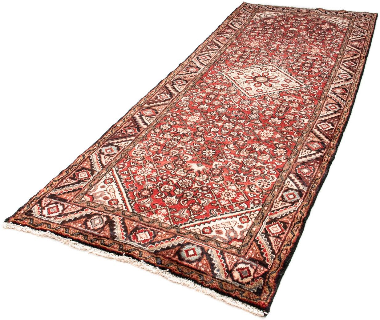 Image of morgenland Orientteppich »Perser - Nomadic - 317 x 114 cm - rot«, rechteckig, 10 mm Höhe, Wohnzimmer, Handgeknüpft, Einzelstück mit Zertifikat bei Ackermann Versand Schweiz