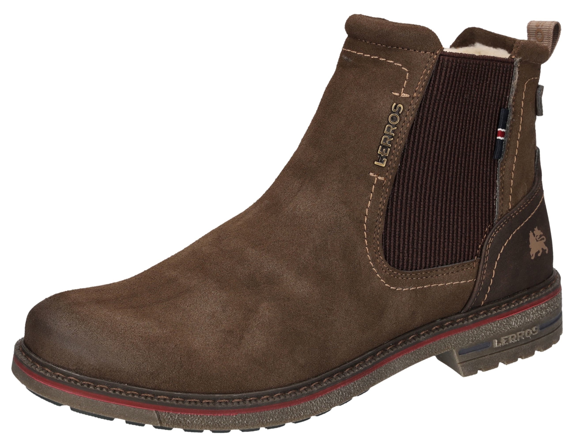 Image of LERROS Chelseaboots Schlupfstiefel, mit Reissverschluss, Winterboots mit Warmfutter