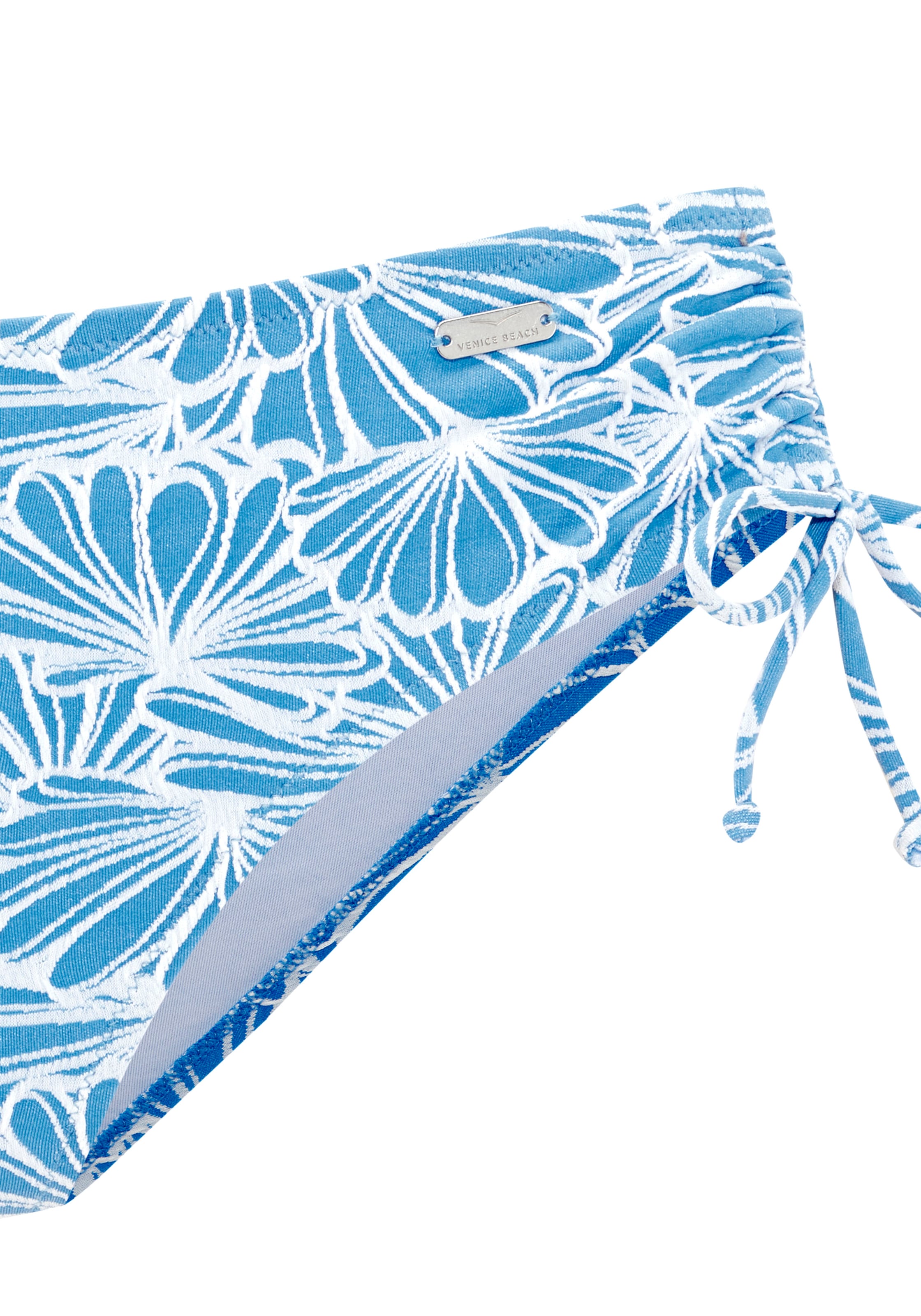 Venice Beach Bikini-Hose »Peony«, in höherer Schnittform und modischer Strukturware