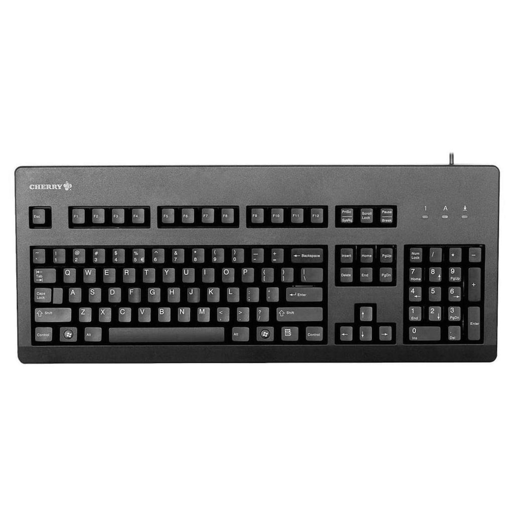 Cherry PC-Tastatur »G83-6104 US-Layout«, (Ziffernblock)