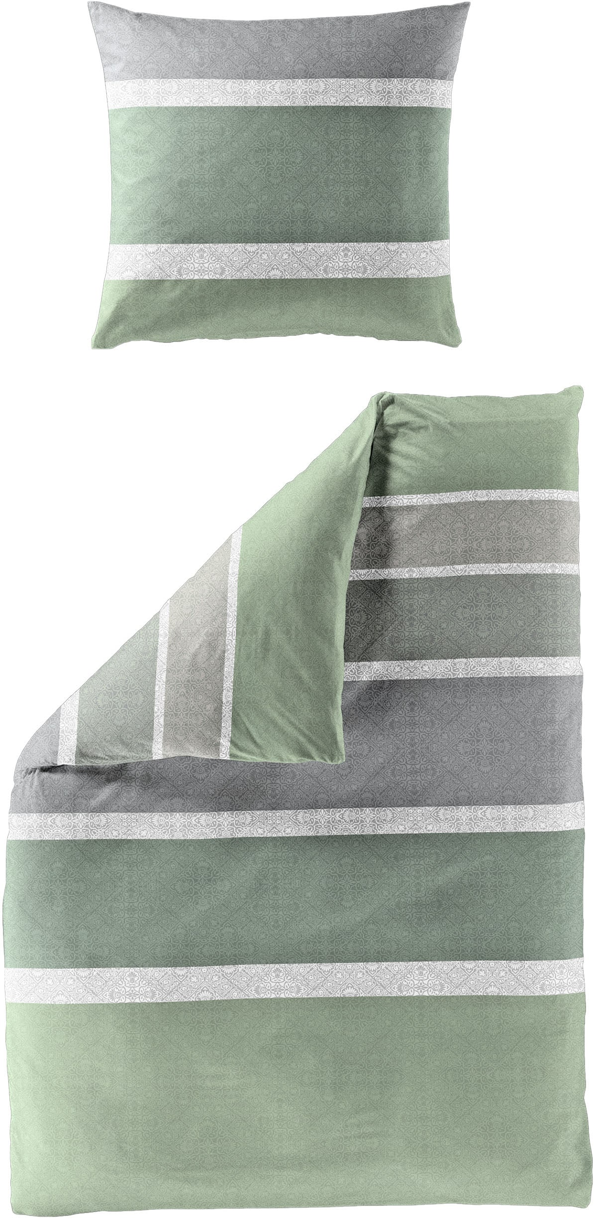 BIERBAUM Linge de lit »Bettwäsche 4184« 2 Renforce, 100  % Baumwolle, pflegeleicht