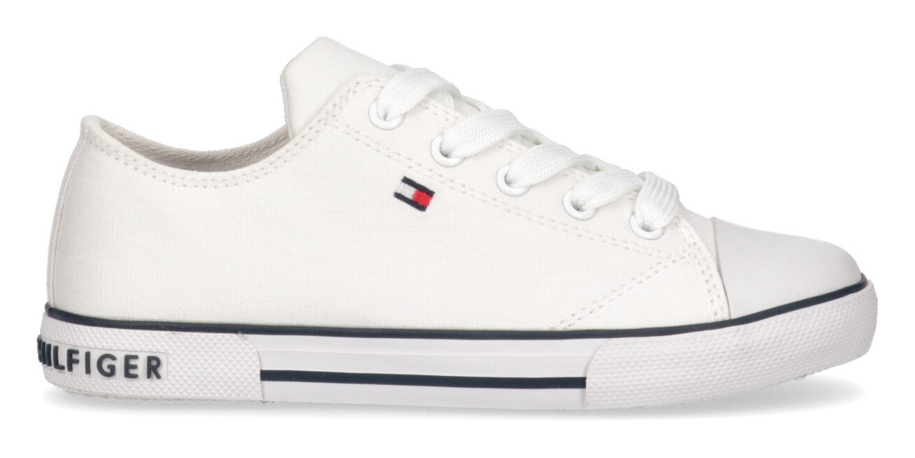 Image of Tommy Hilfiger Sneaker »LOW CUT LACE-UP SNEAKER«, mit gestickter Logoflag bei Ackermann Versand Schweiz