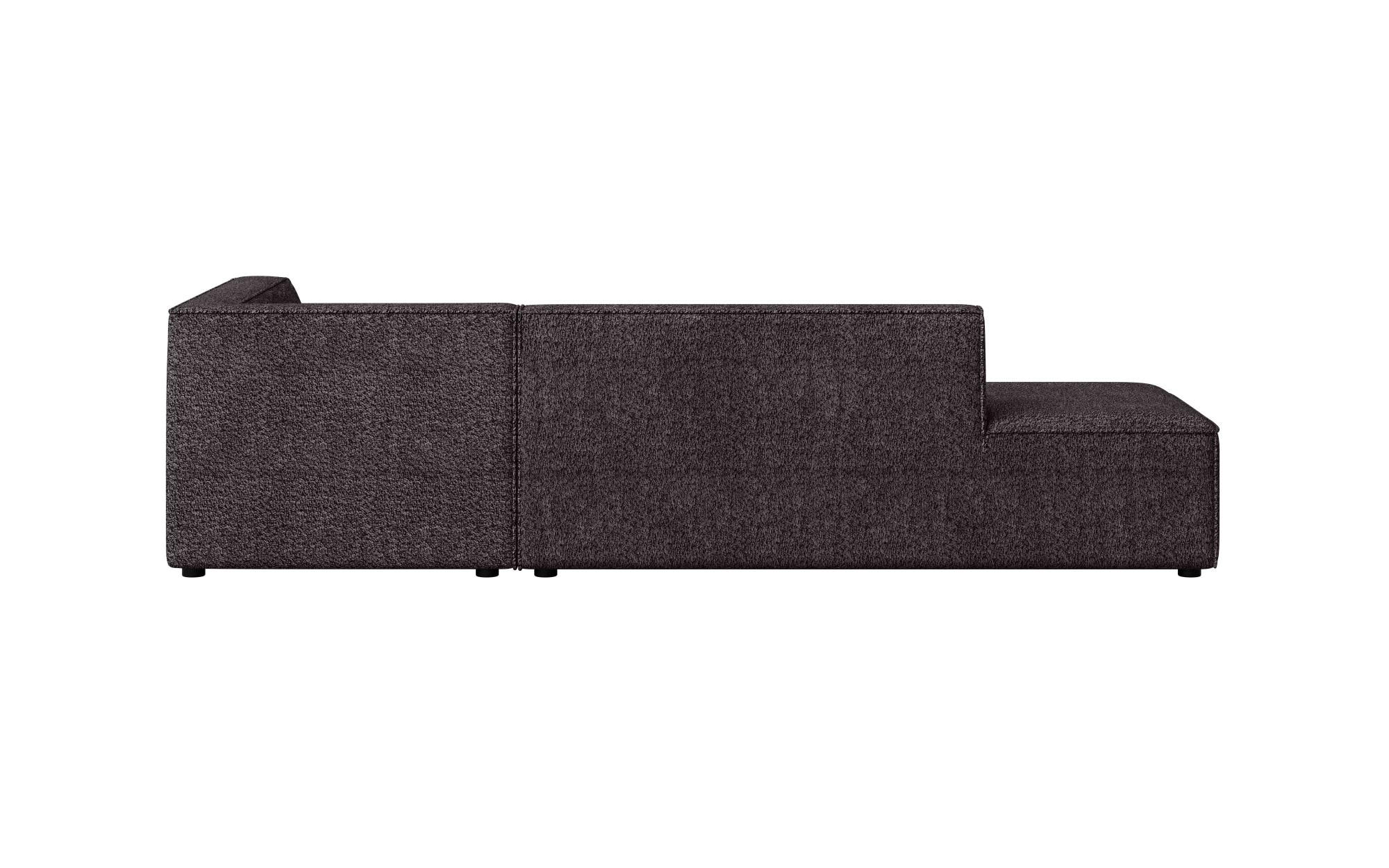 INOSIGN Ecksofa »Ecksofa Cavan mit Ottomane links oder rechts bestellbar«, L-Form mit Wellenunterfederung, Masse B/T/H: 270/180/72 cm