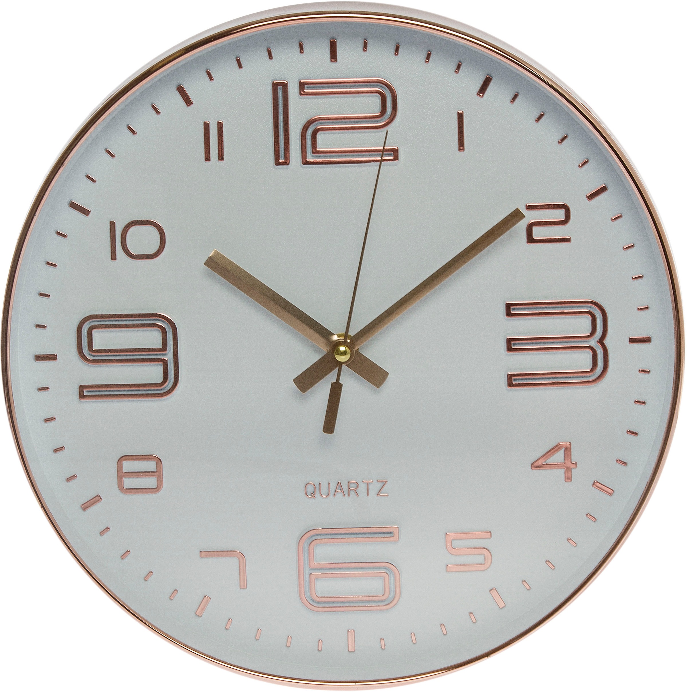 Image of Myflair Möbel & Accessoires Wanduhr »"Ross"«, rosé/gold, rund, Ø 30.5 cm, modern, dekorativ in Küche & Wohnzimmer bei Ackermann Versand Schweiz