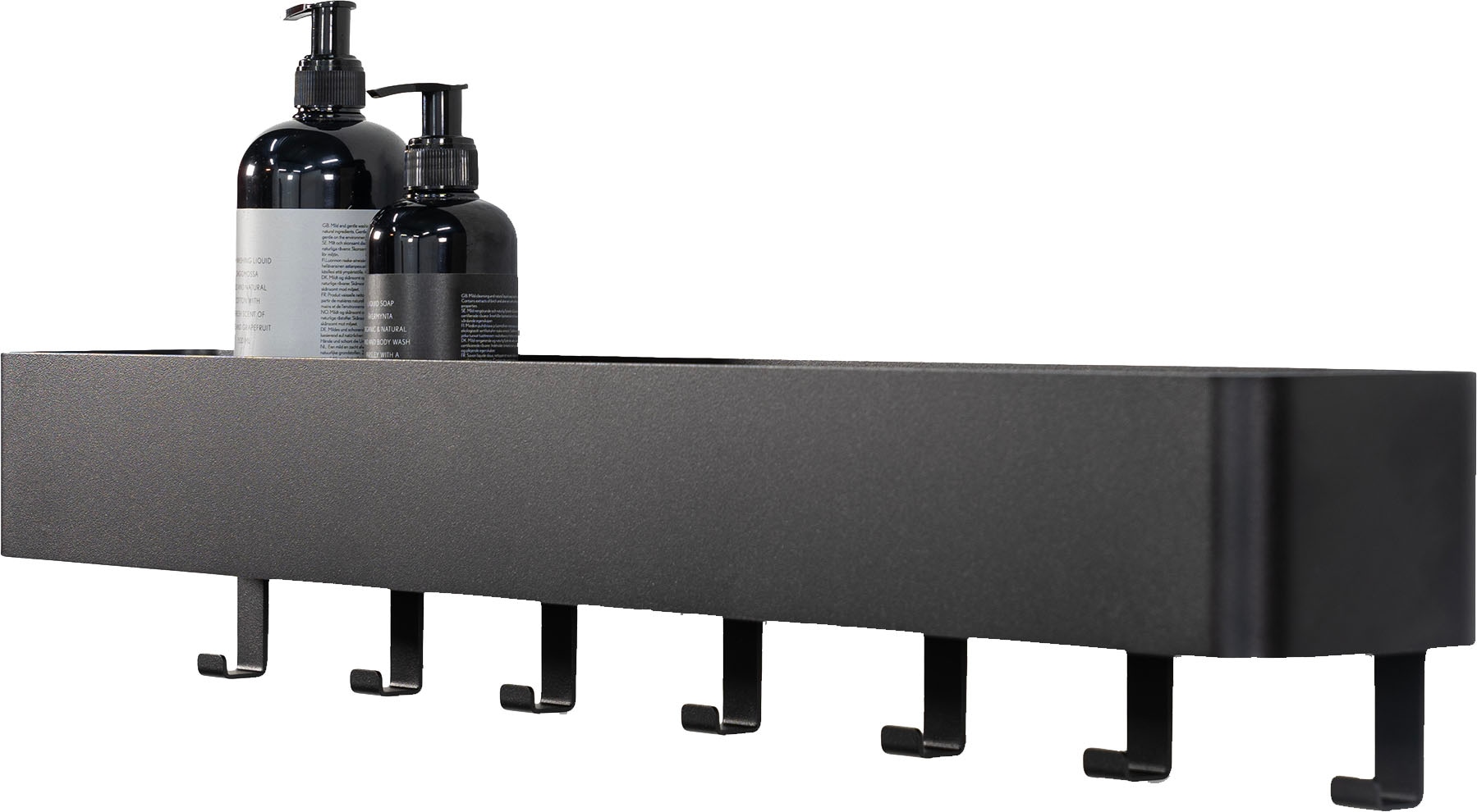 Spinder Design Garderobenhaken »Multi 7« 2-in-1 Wandregal + Garderobe