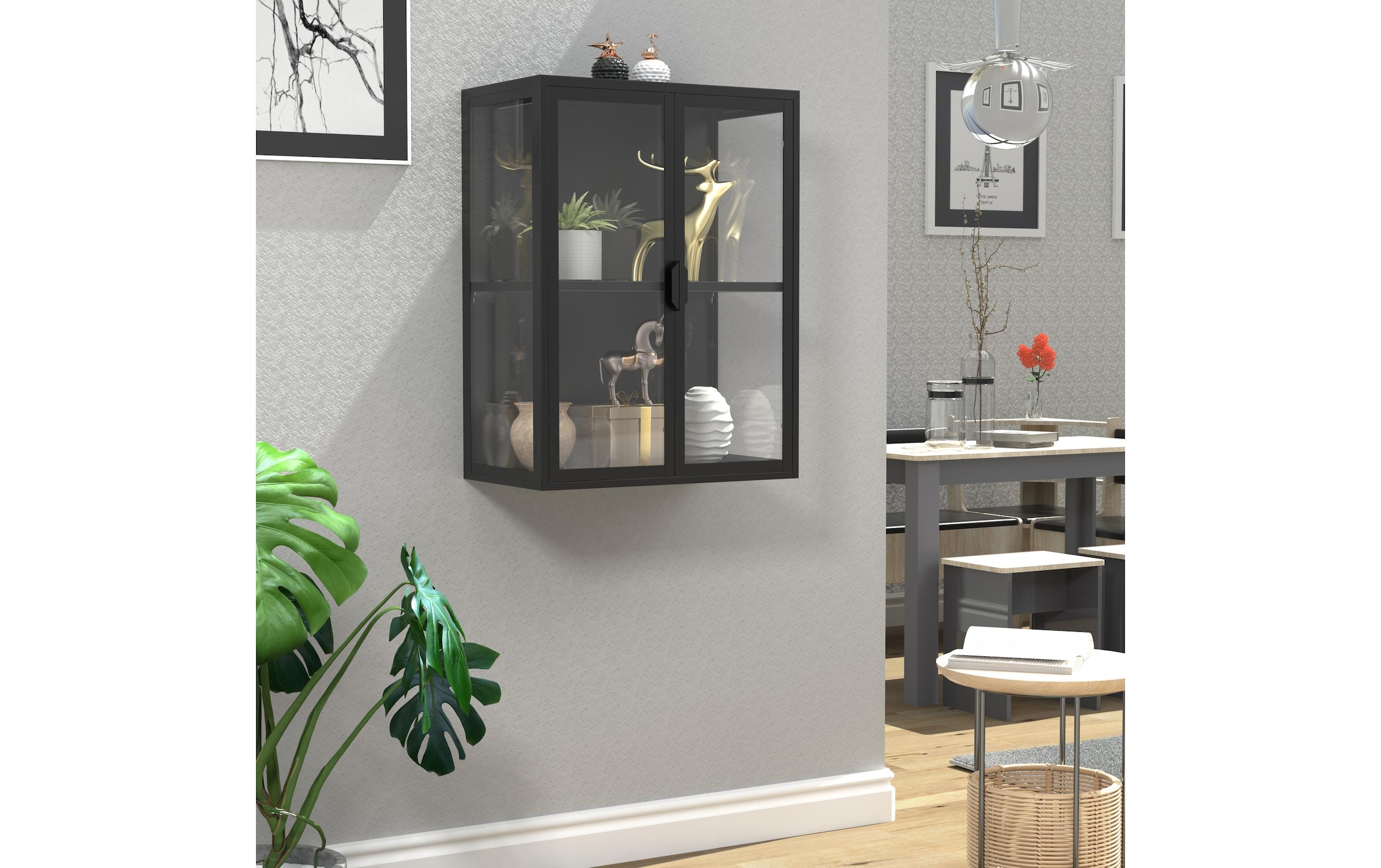 VCM Vitrine »Flokas M 60 x 80 cm«