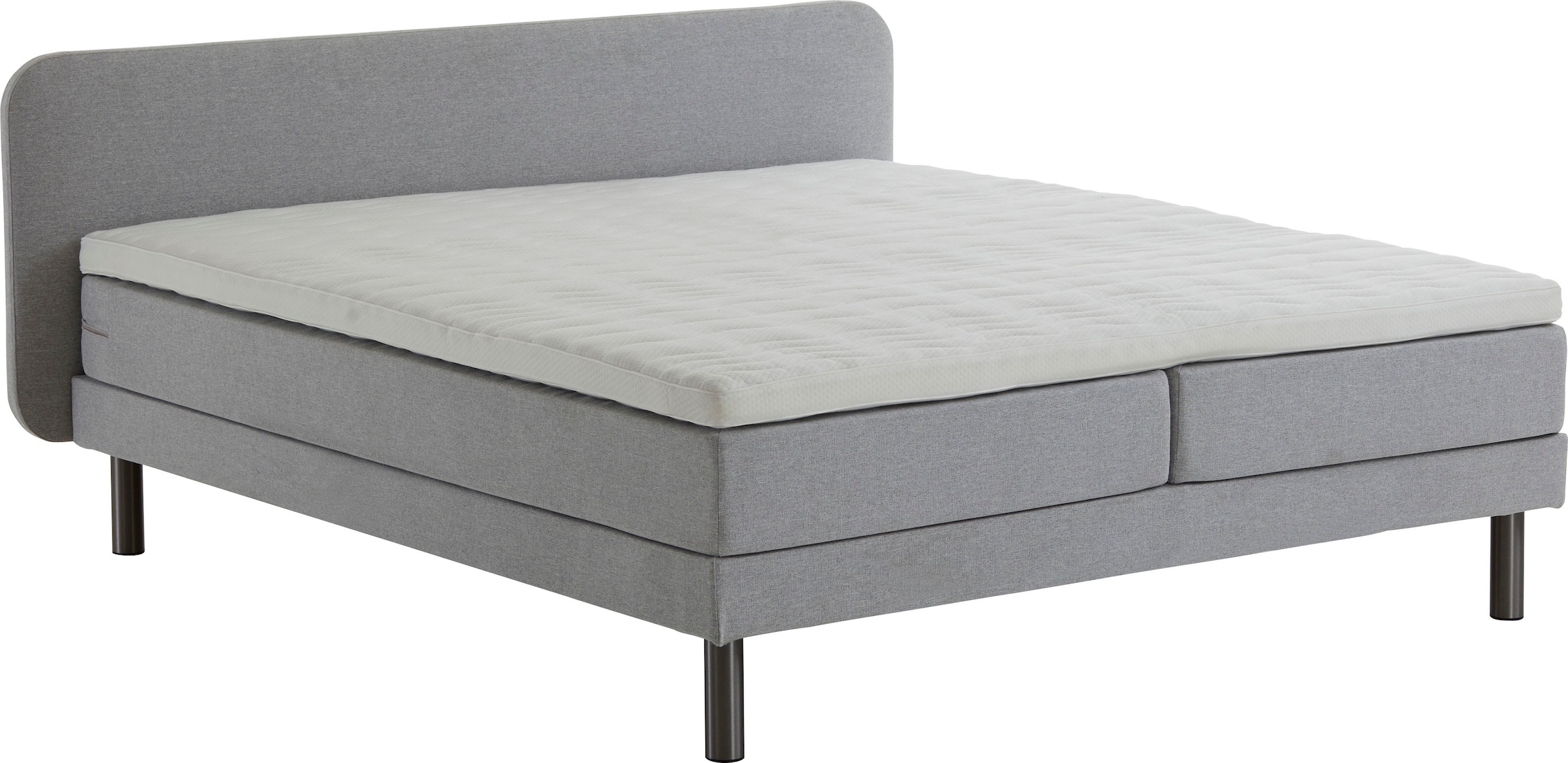 ATLANTIC home collection Lit boxspring »Carola« avec matelas à ressorts ensachés 7 zones et surmatelas en mousse confort