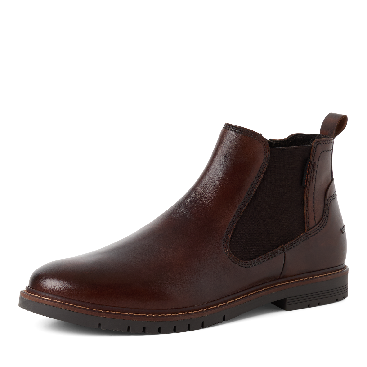 Image of MARCO TOZZI Chelseaboots Herbstboots, Businesschuh mit modischer Kontrast-Rahmennaht