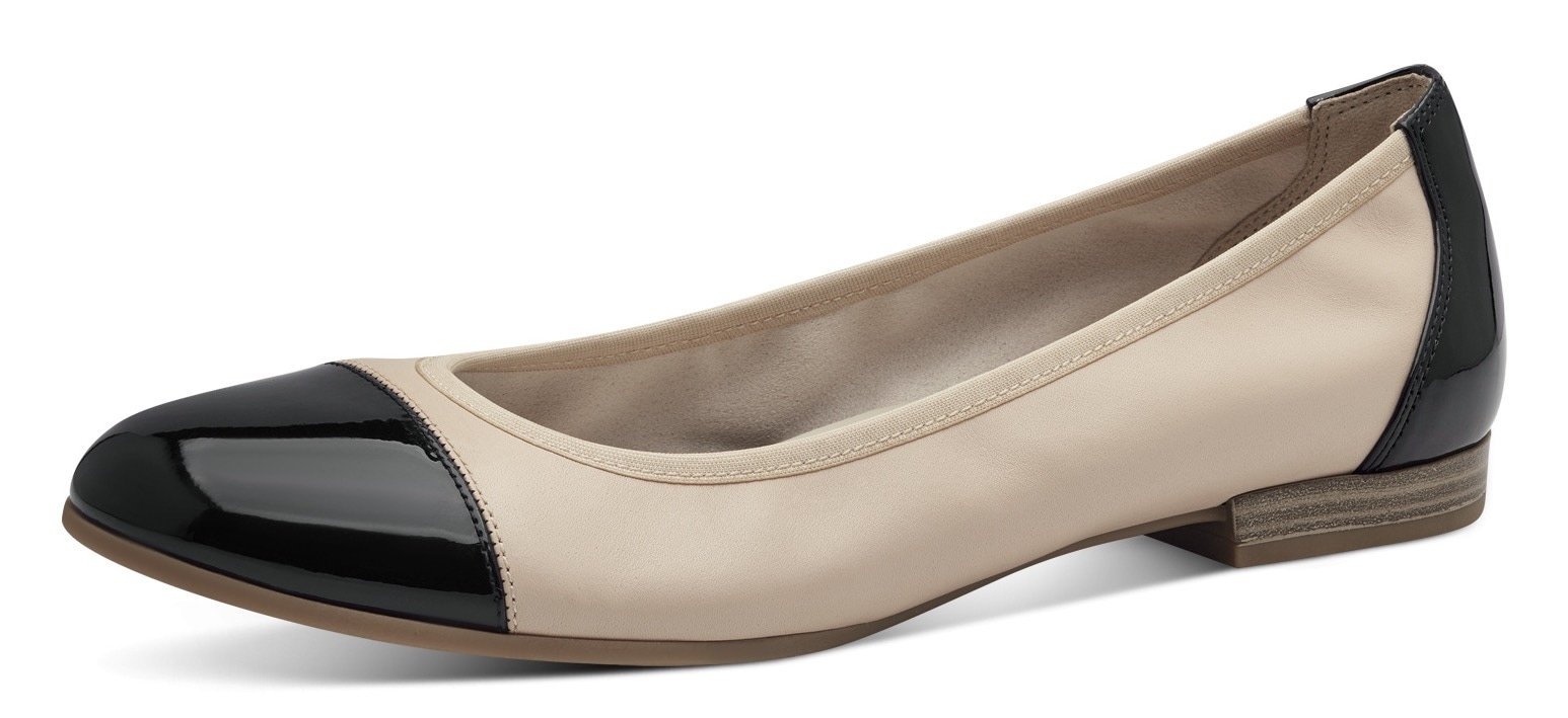 Image of Tamaris Ballerina, Blockabsatz, Businessschuh, Schlupfschuh mit Elastikeinfass