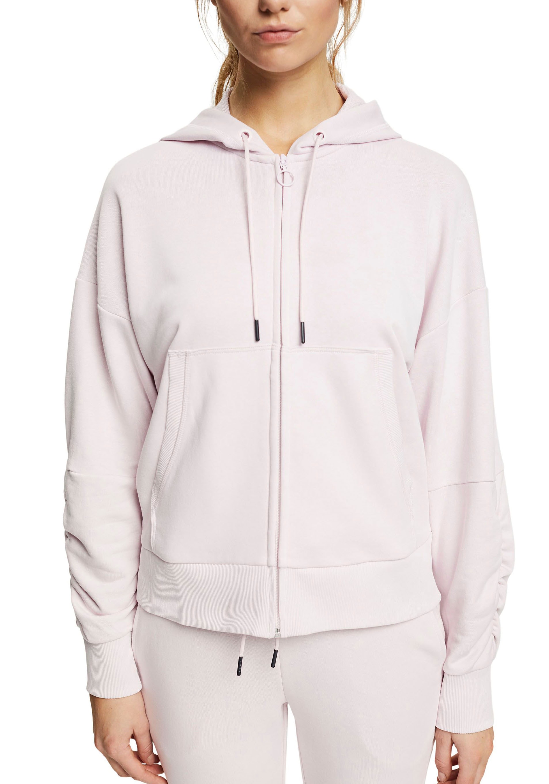 Image of esprit sports Sweatjacke, mit Raffungen an den unteren Ärmeln bei Ackermann Versand Schweiz