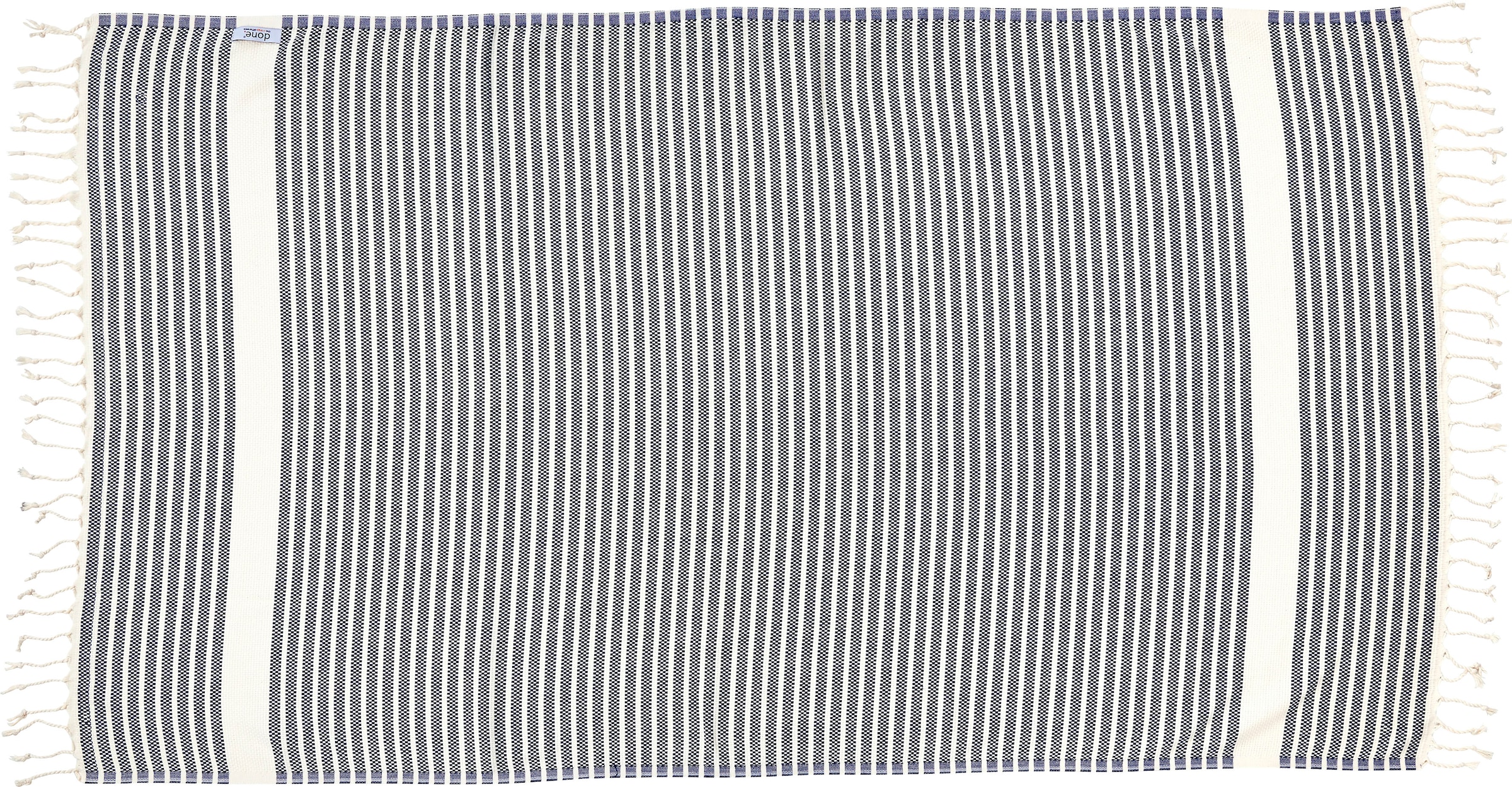 done.® Plaid »Lounge Stripes« Leichtes Plaid mit geknoteten Fransen
