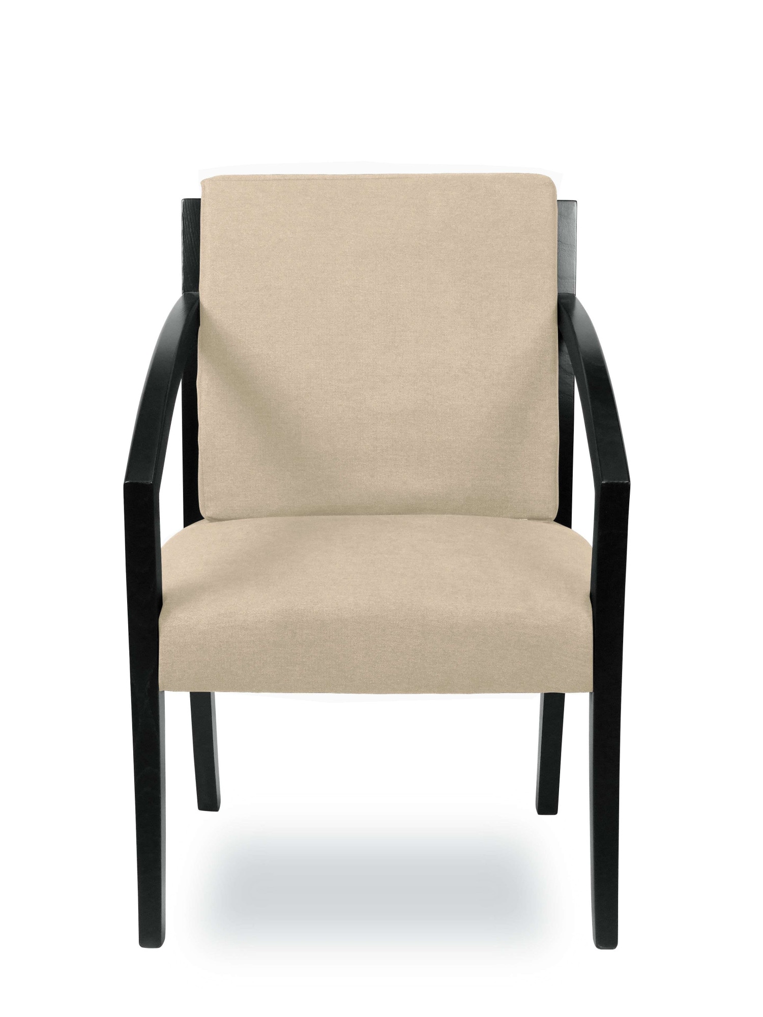 Home affaire Chaise de salle à manger »G98 George Armlehnstuhl, Sessel, in 3 Gestellfarben Made in Italy« () 1 cuisExtra-confort, Fleckenabweisendes Gewebe, Massivholz