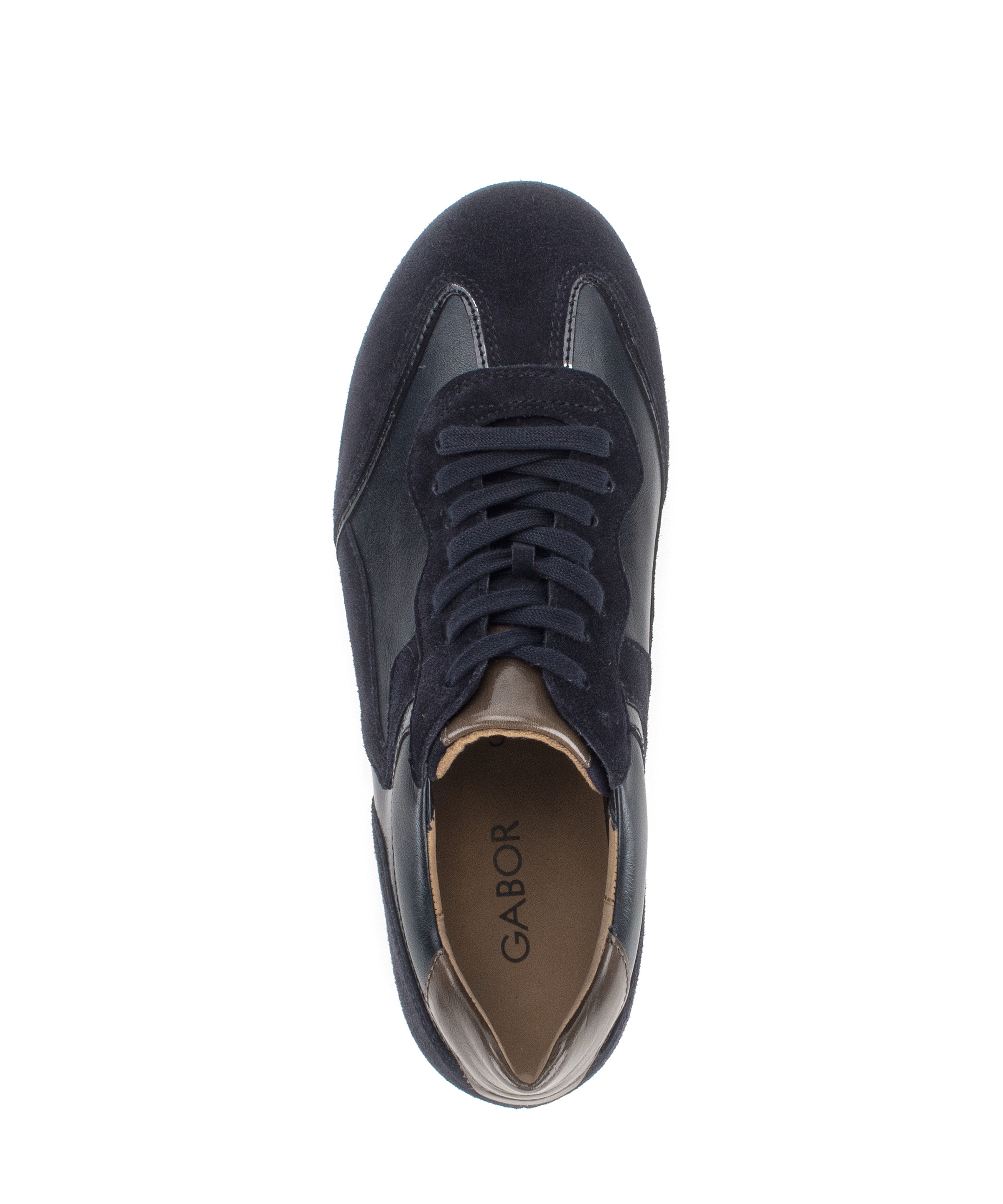 Gabor Sneaker  Schnürschuh, Halbschuh mit modischen Kontrastbesätzen, G-Weite