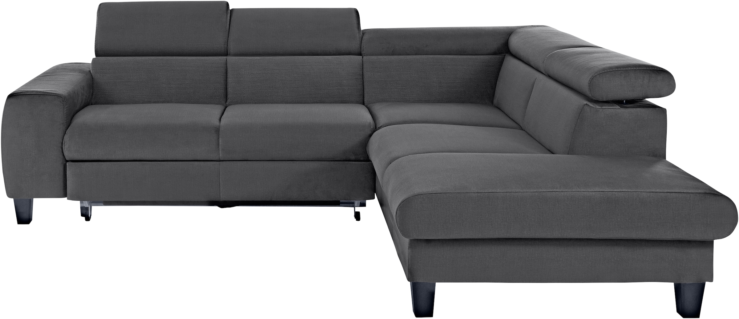 COTTA Ecksofa »Morven L-Form«, Kopfteilverstellung, wahlweise mit Bettfunktion und Bettkasten