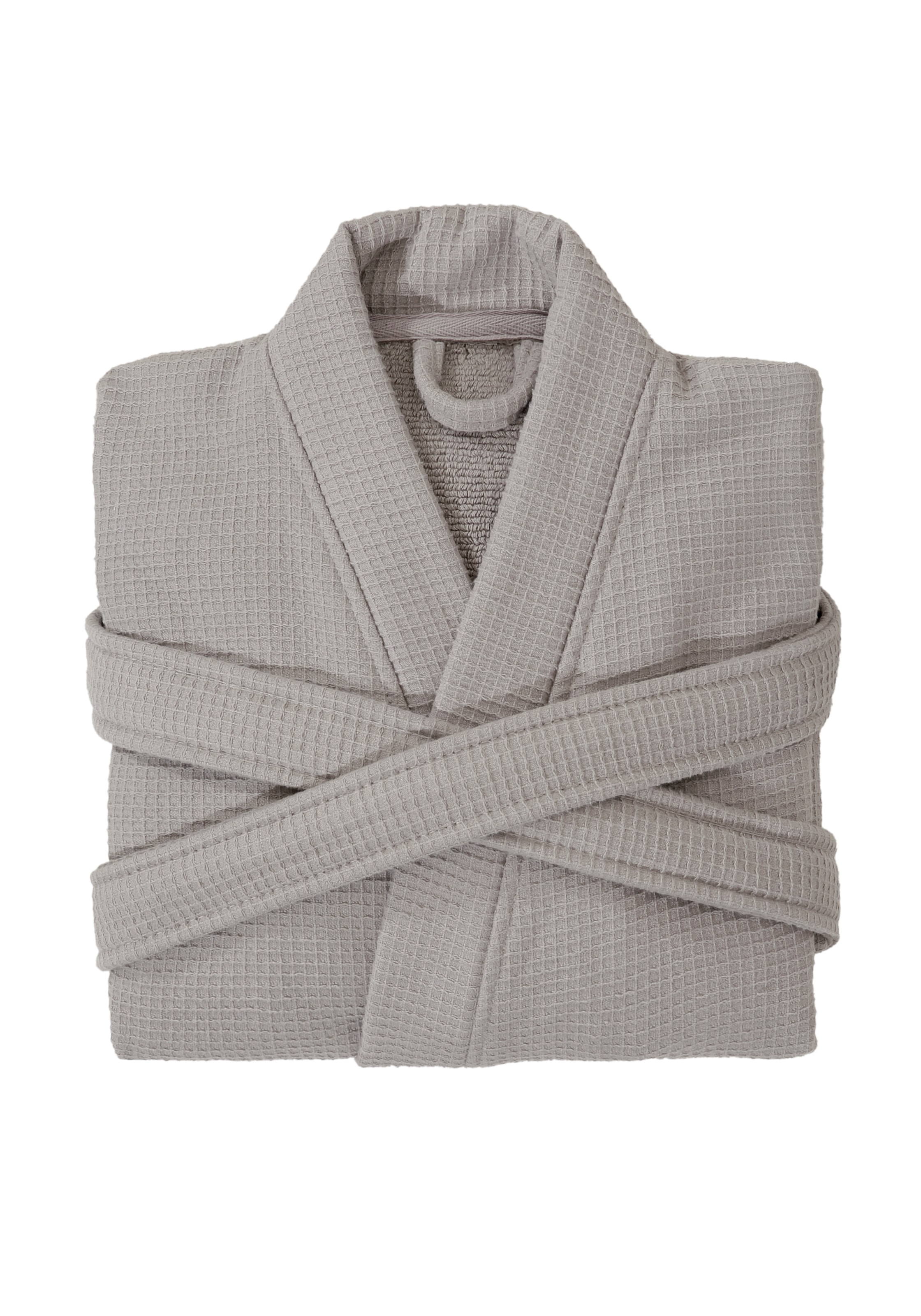 my home Unisex-Bademantel »Merida, Waffelpiqué, Premium Qualität, 500 g/m², Morgenmantel«, (1 St.), Hotelbademantel, dicke Qualität, S-2XL, auch ideal für Sauna & Spa