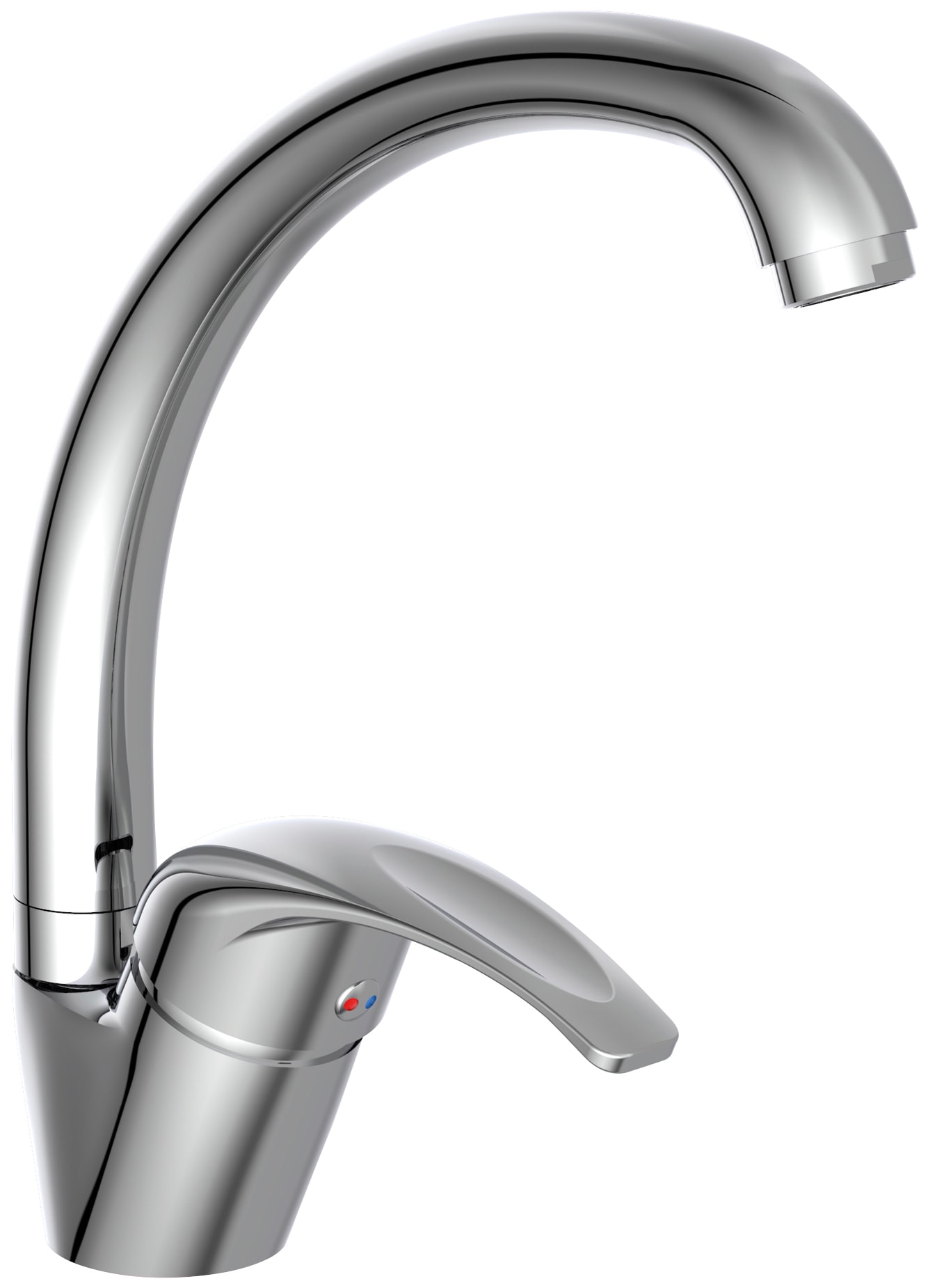 Image of Schütte Spültischarmatur "DIZIANI" 360 schwenkbarer Wasserhahn Küche, Mischbatterie, Chrom