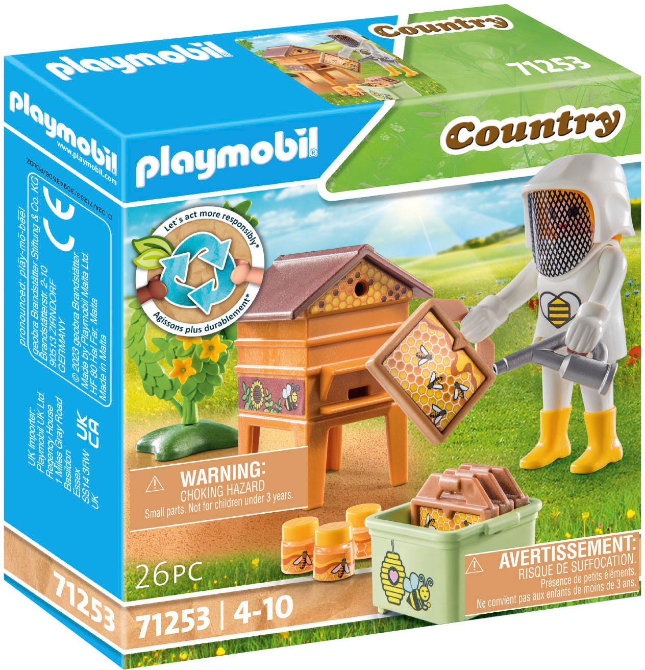 Konstruktions-Spielset »Imkerin (71253), Country«, teilweise aus recyceltem Material;...