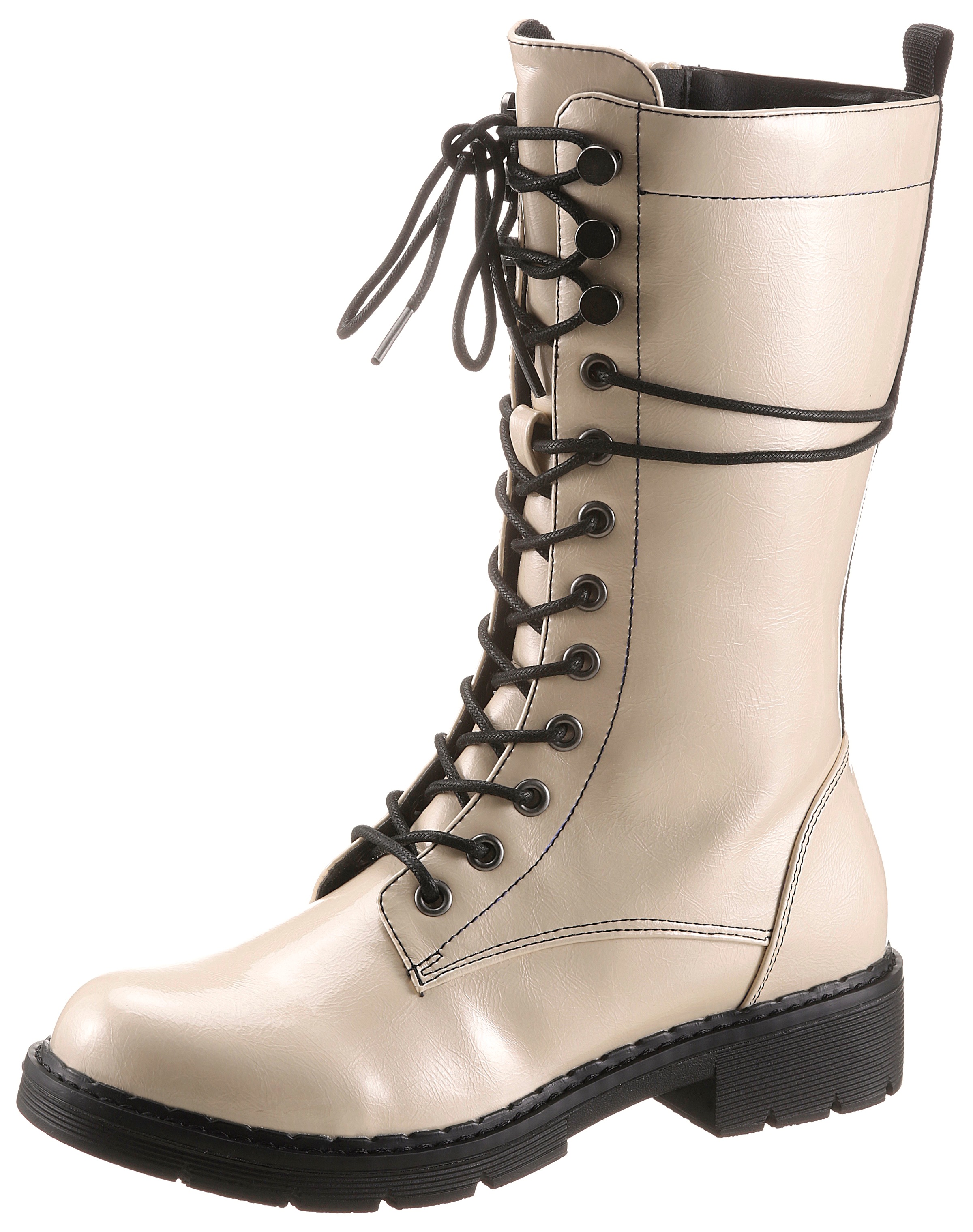 Image of CITY WALK Stiefel, mit modischer Schaftschnürung, PETA-approved vegan bei Ackermann Versand Schweiz