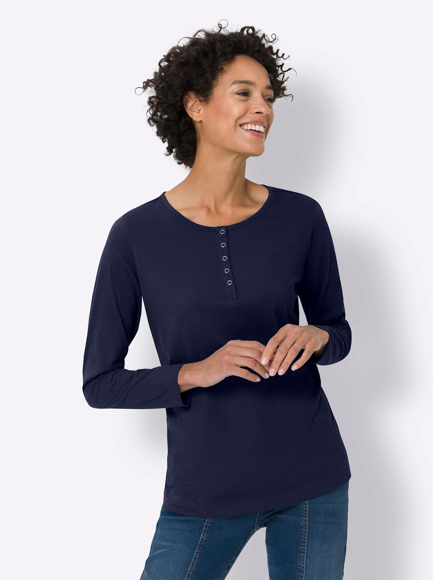 Classic Basics Langarmshirt »Langarm-Shirt«, (1 tlg.)
